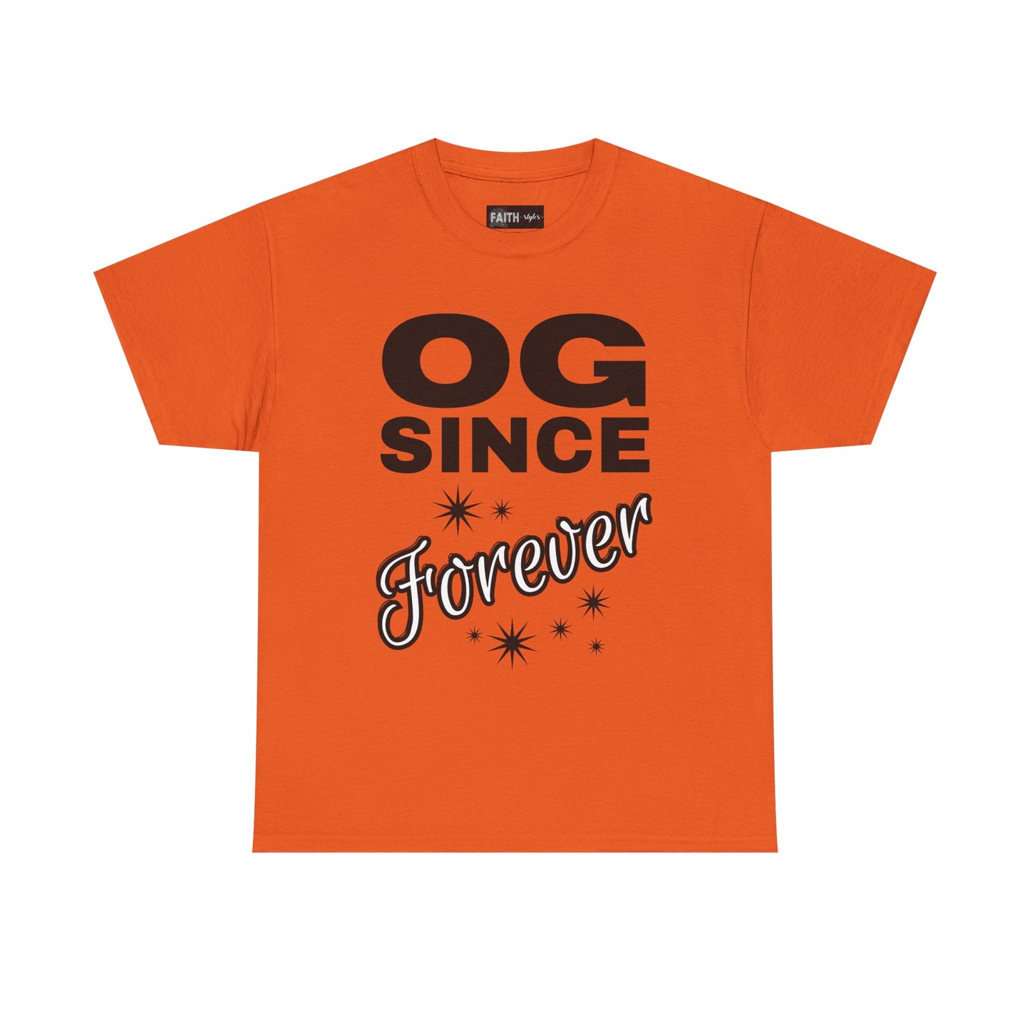 Grandpa Heavy Cotton Tee - OG Since Forever, Casual Tee, Trendy Graphic Shirt, Gift for Friends, Streetwear Fashion