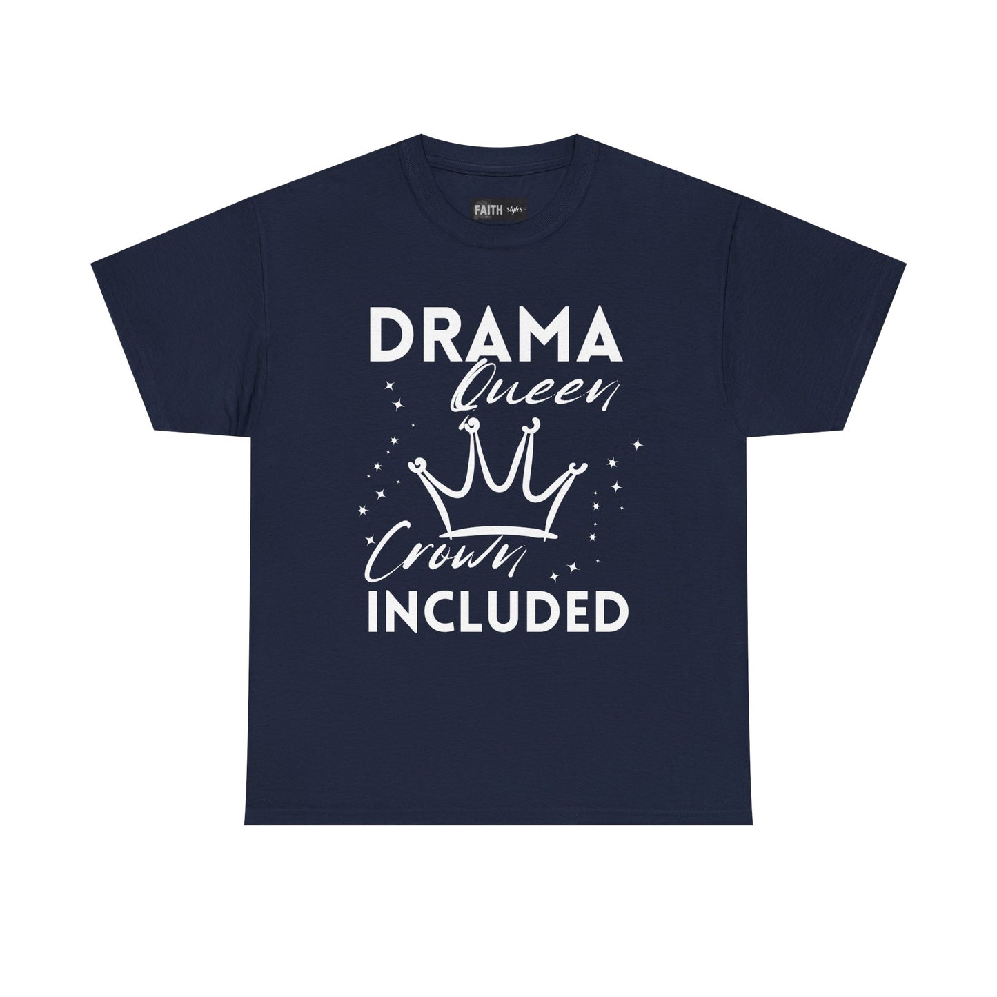 Drama Queen Cotton Tee - Empowering T-Shirt, Gift for Her, Casual Wear, Birthday Celebration, Statement Top