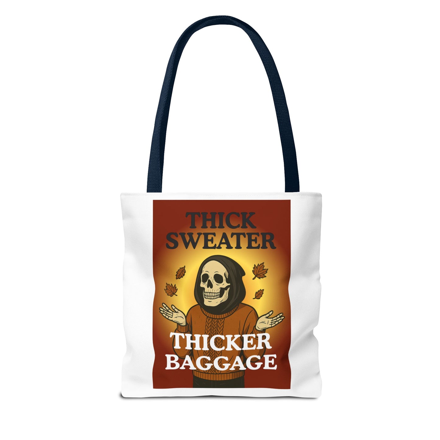 FaithStyles Fall-Themed Thicker Baggage Tote Bag, Halloween, Autumn Vibes, Eco-Friendly Gift, Spooky Baggage, Seasonal Carryall, Shopping Bag, Casual Style