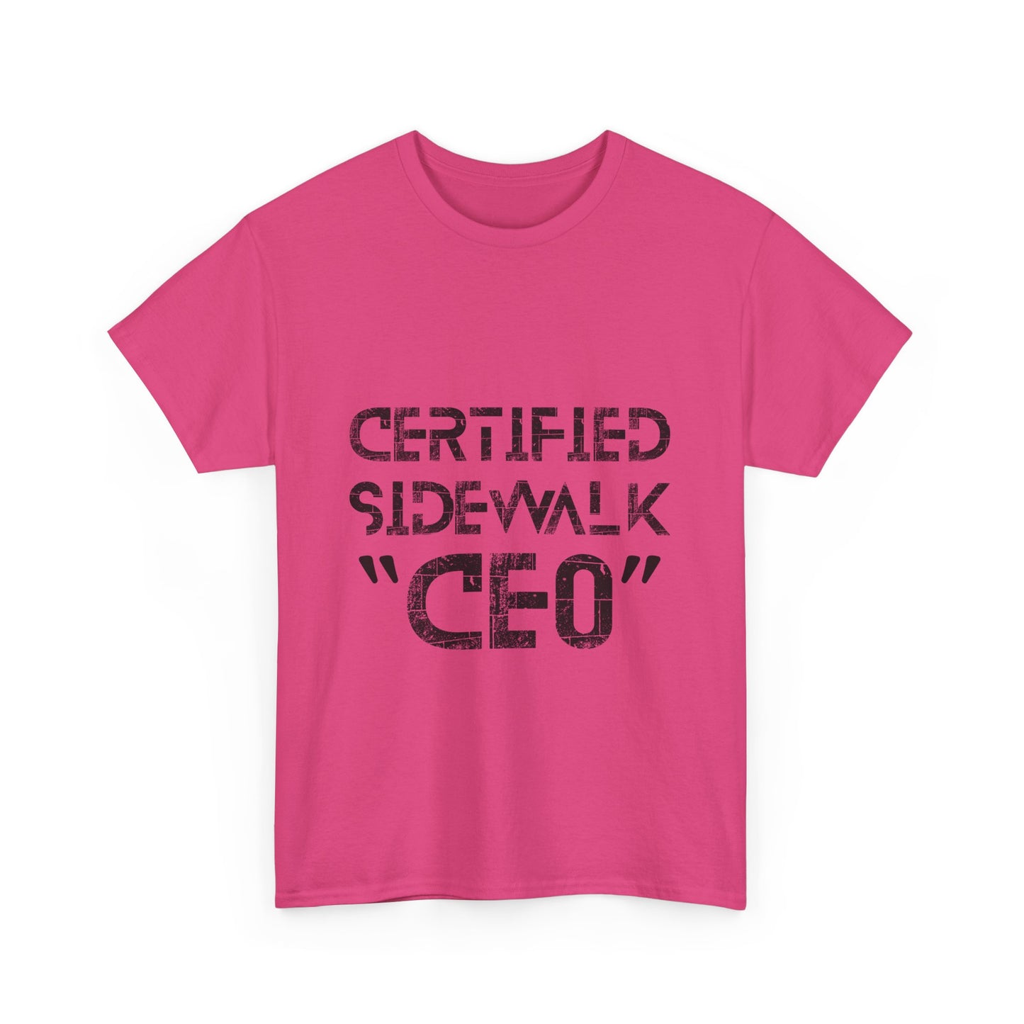 Certified Sidewalk CEO Tee - Fun Unisex T-Shirt, Birthday Gift, Casual Wear, Urban Style, Streetwear Fashion