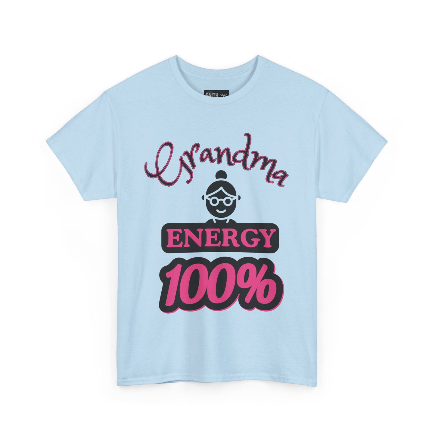 Fun Grandma Energy T-Shirt, Gift for Grandmothers, Casual Tee, Family Reunion Wear, Cute Gift for Mother's Day, Humor Shirt