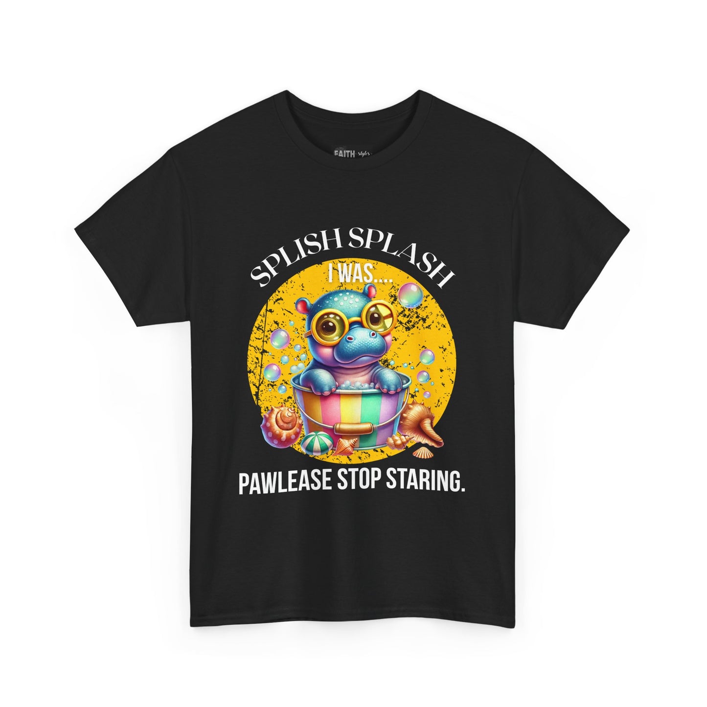 Splash Splash Frog Tee, Cute Animal Shirt, Fun Graphic T-Shirt, Summer Vibes Apparel, Gifts for Animal Lovers, Unisex Cotton Tee