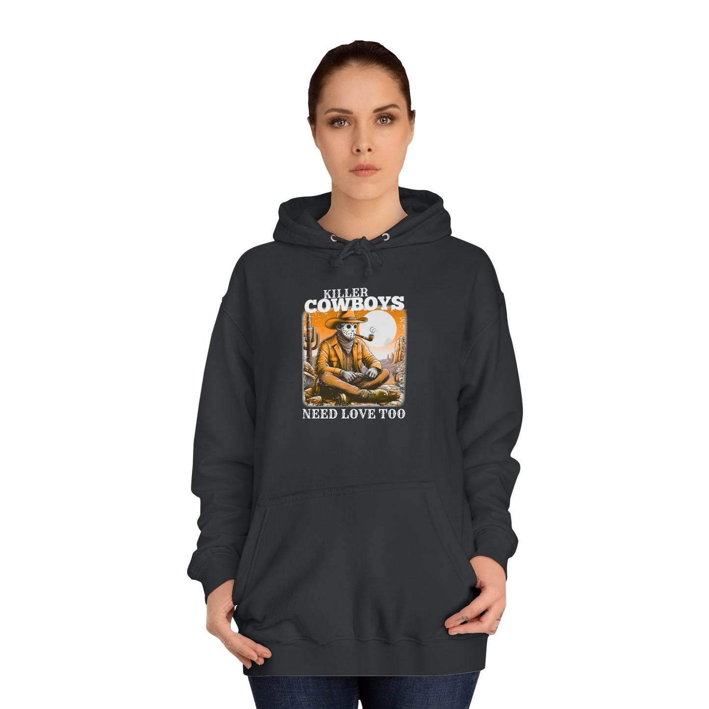 Unisex College Hoodie, Killer Cowboys