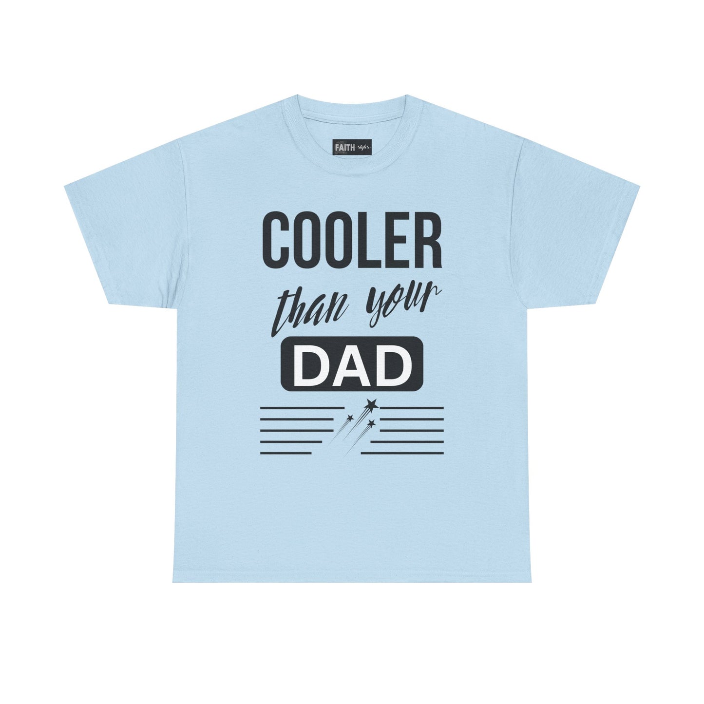 Cooler Than Your Dad Tee - Funny Gift for Dads, Unisex Cotton T-Shirt, Father's Day, Birthday, Casual Wear, Gift for Him, Dad Humor