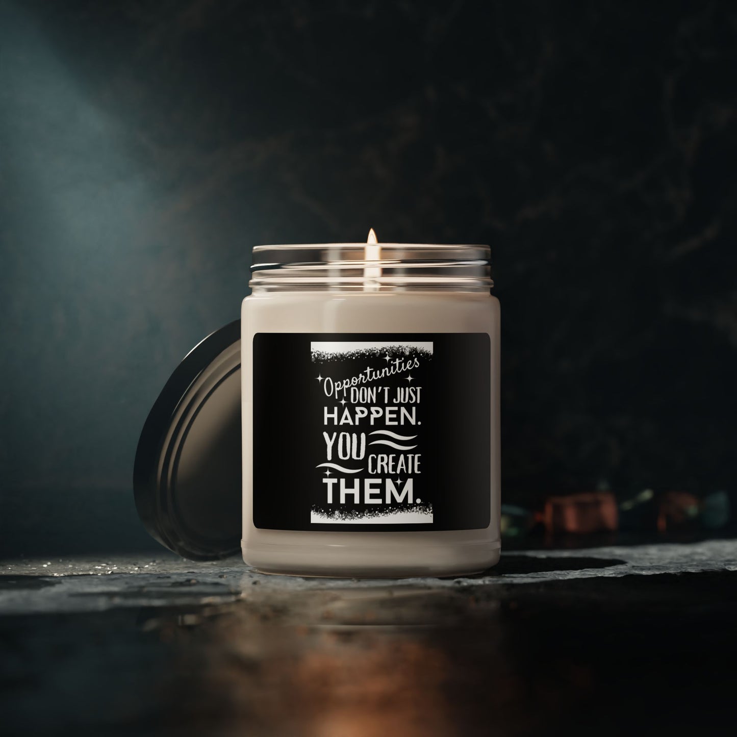 "OPPORTUNITIES" Scented Soy Candle, 9oz
