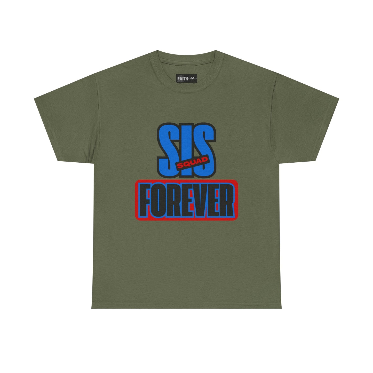 Unisex Heavy Cotton Tee - 'SUS Squad Forever' Graphic Tee, Casual Wear, Gift for Friends, Funny T-Shirt for Events, Streetwear Fashion