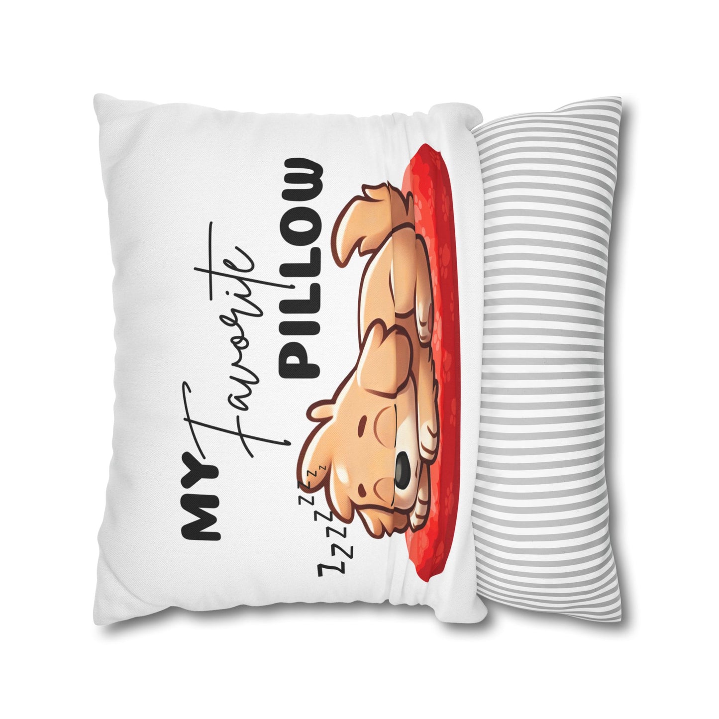 Cozy Dog Lover Pillowcase - Cute Pet Decor, Home Gift, Dog-themed Bedroom, Animal Lover Cushion Cover, Relaxing Decor