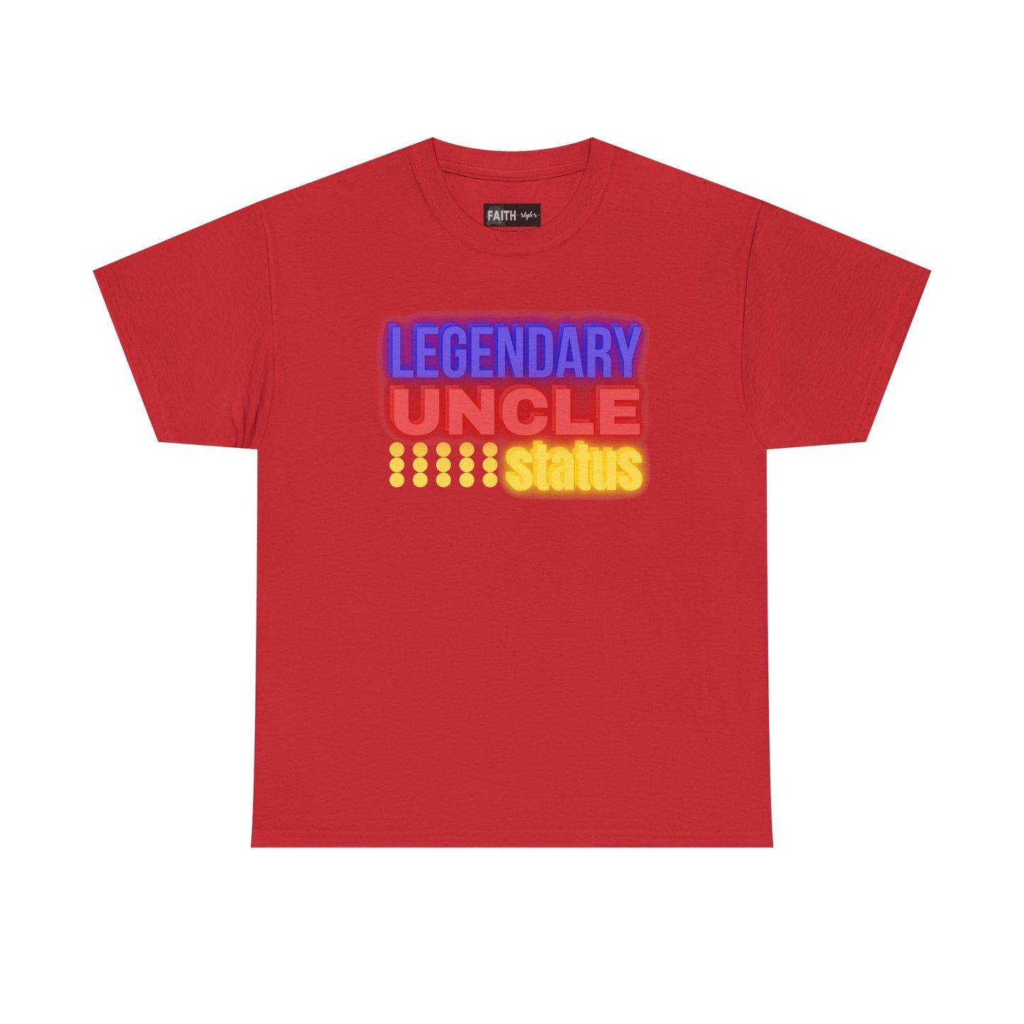 Legendary Uncle Heavy Cotton Tee, Gift for Uncle, Family Reunion Shirt, Fun Uncle T-Shirt, Birthday Gift for Him, Casual Wear
