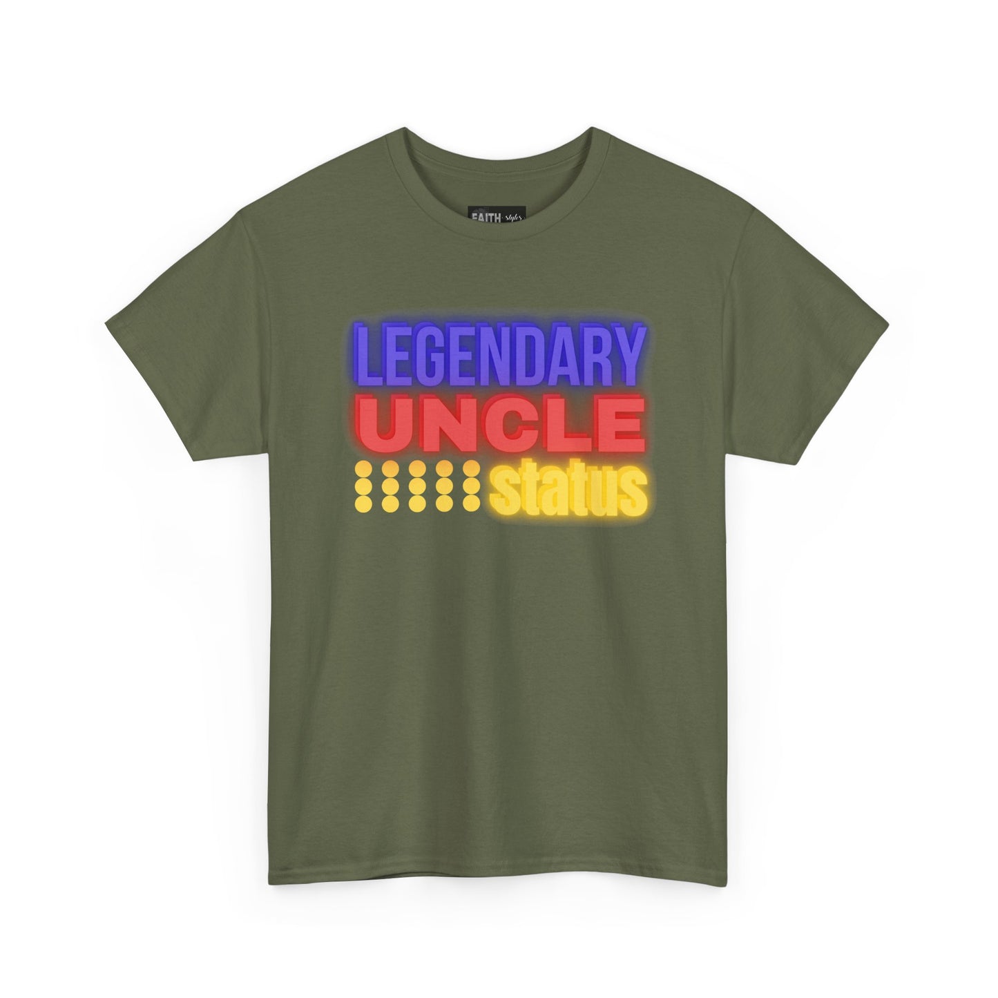 Legendary Uncle Heavy Cotton Tee, Gift for Uncle, Family Reunion Shirt, Fun Uncle T-Shirt, Birthday Gift for Him, Casual Wear