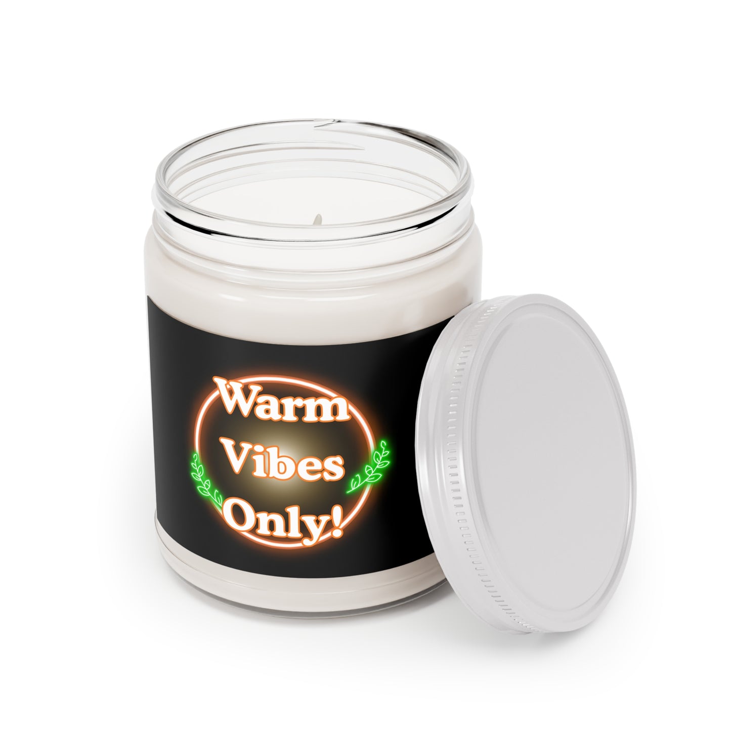 Warm Vibes Only! Scented Soy Candle, Relaxation Gift, Home Decor, Aromatherapy, Cozy Atmosphere