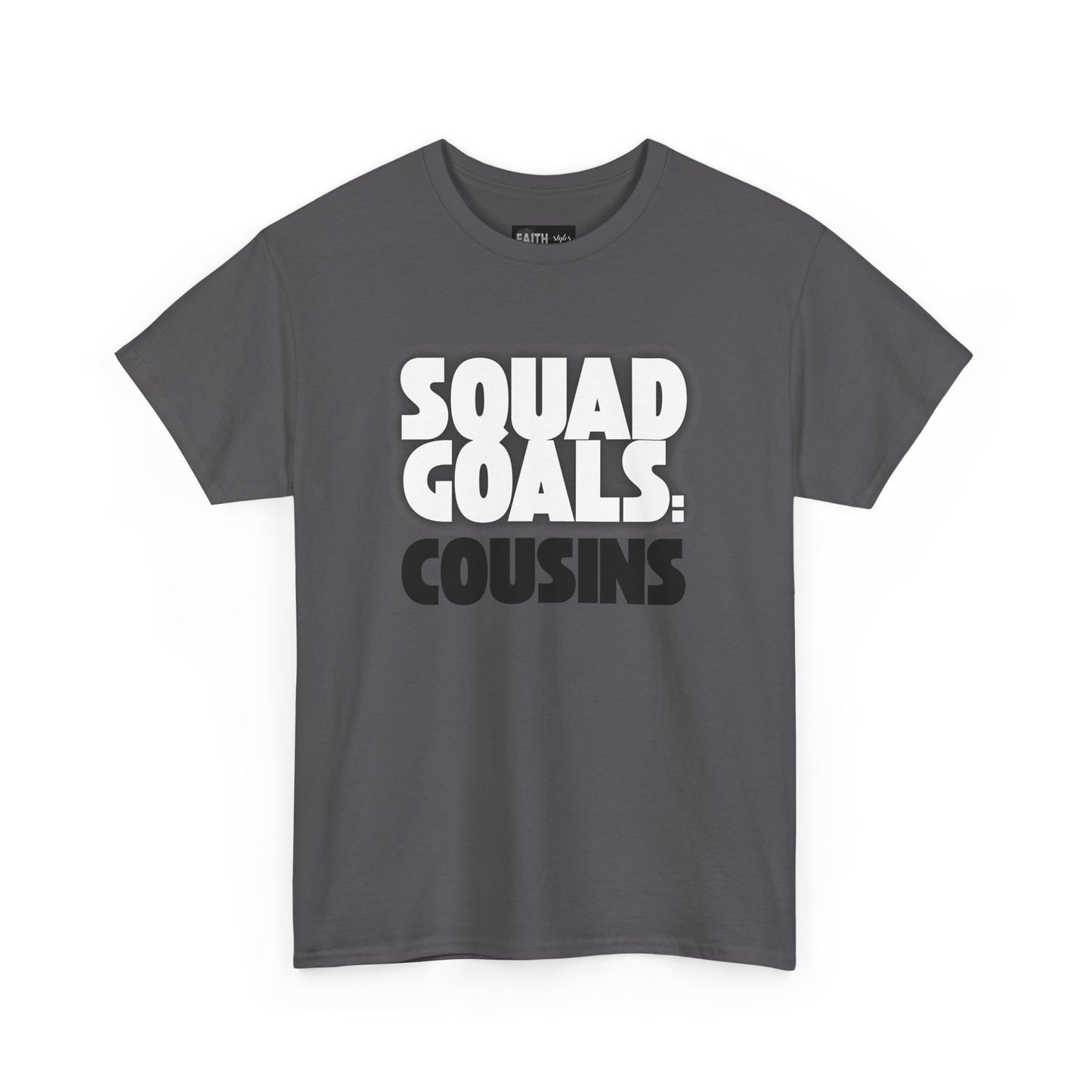 Cousins Squad Goals T-Shirt, Family Reunion Shirt, Unisex Graphic Tee, Cousin Gift, Summer BBQ Style, Matching Family Apparel