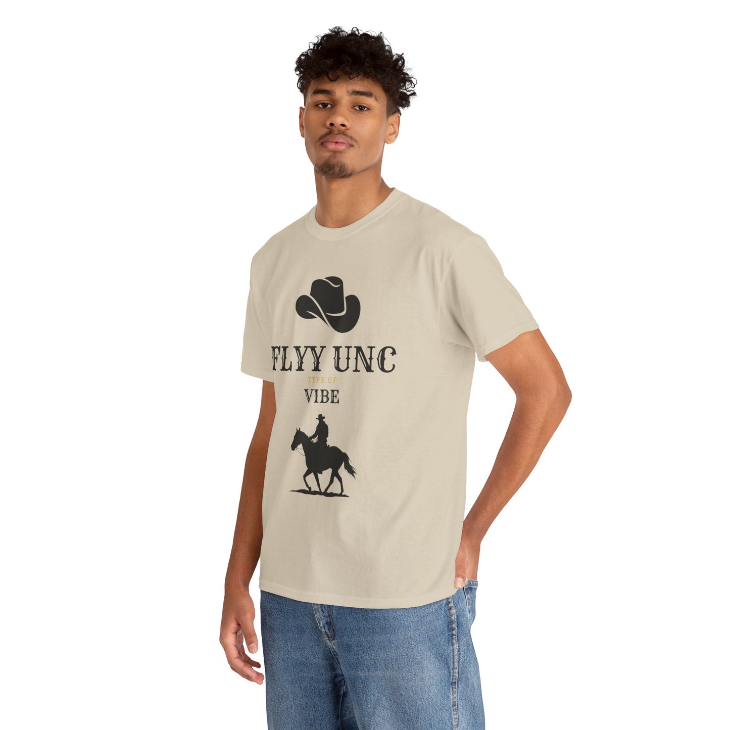 Unisex Cowboy Vibe Tee, Fun Graphic Tee, Casual Wear, Gift for Cowpoke Lovers, Western Style T-Shirt, Country Enthusiast Apparel