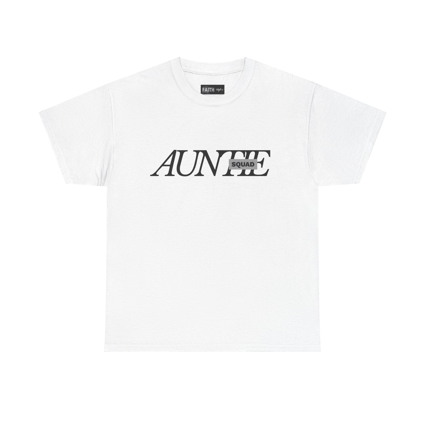 Auntie Squad Unisex Heavy Cotton Tee | Perfect Gift for Aunts | Family Reunion, Birthday, Mother's Day, Casual Wear, Everyday Comfort