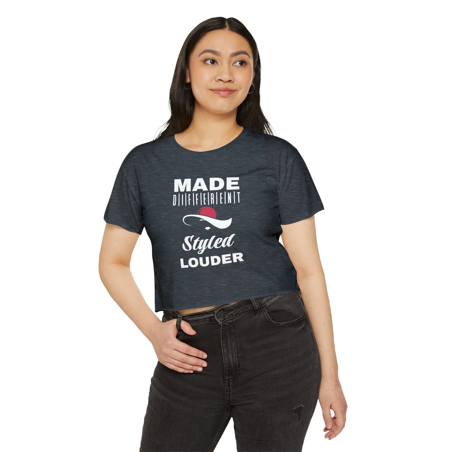 Made Different Women's Festival Crop Top - Boho Chic, Summer Vibes, Music Festival Shirt, Casual Wear, Gift for Her