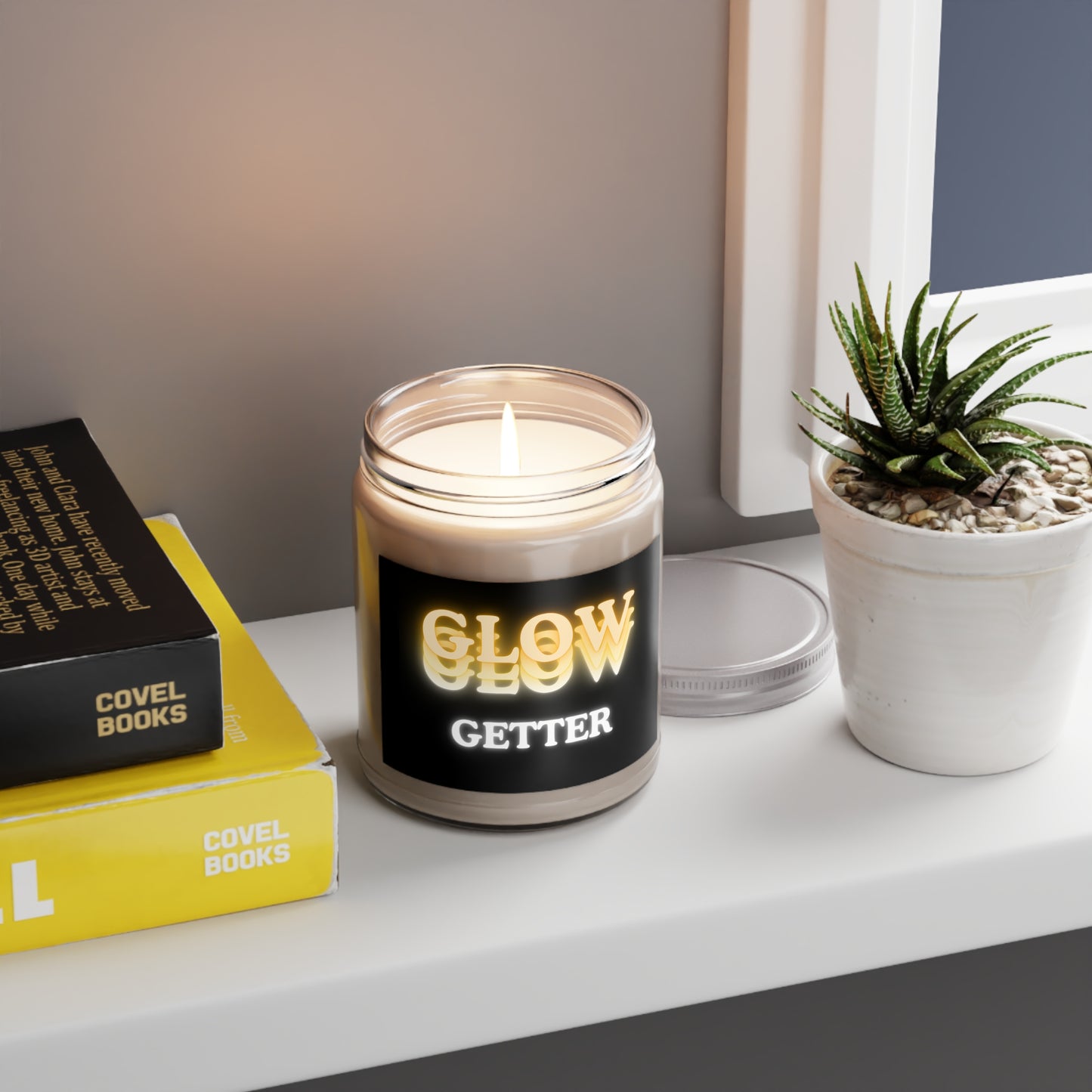 Glow Getter Scented Soy Candles | Aromatherapy Candle for Relaxation, Home Decor, Gift for Her, Self-Care, Relaxing Atmosphere
