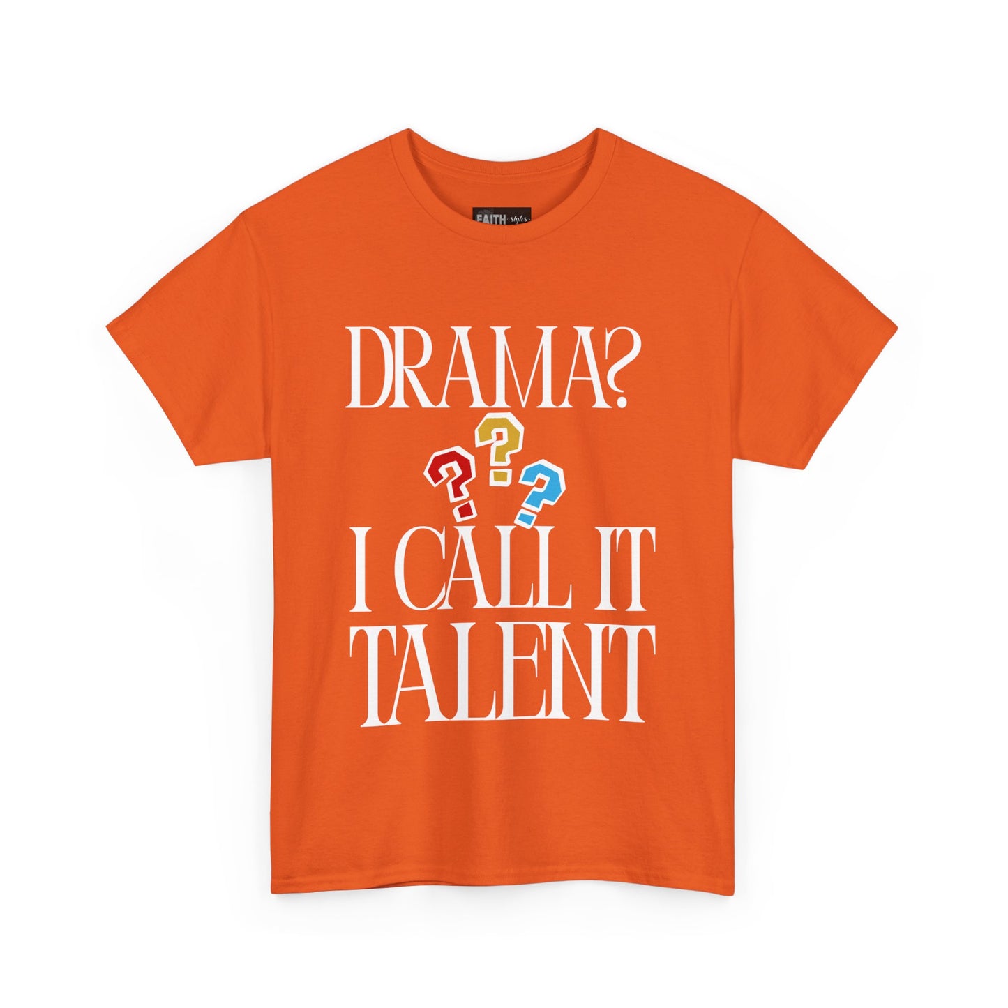 Drama Talent Unisex Heavy Cotton Tee, Funny Graphic Tee, Gift for Actors, Quirky Tee for Drama Lovers, Casual Wear, Gift for Friends