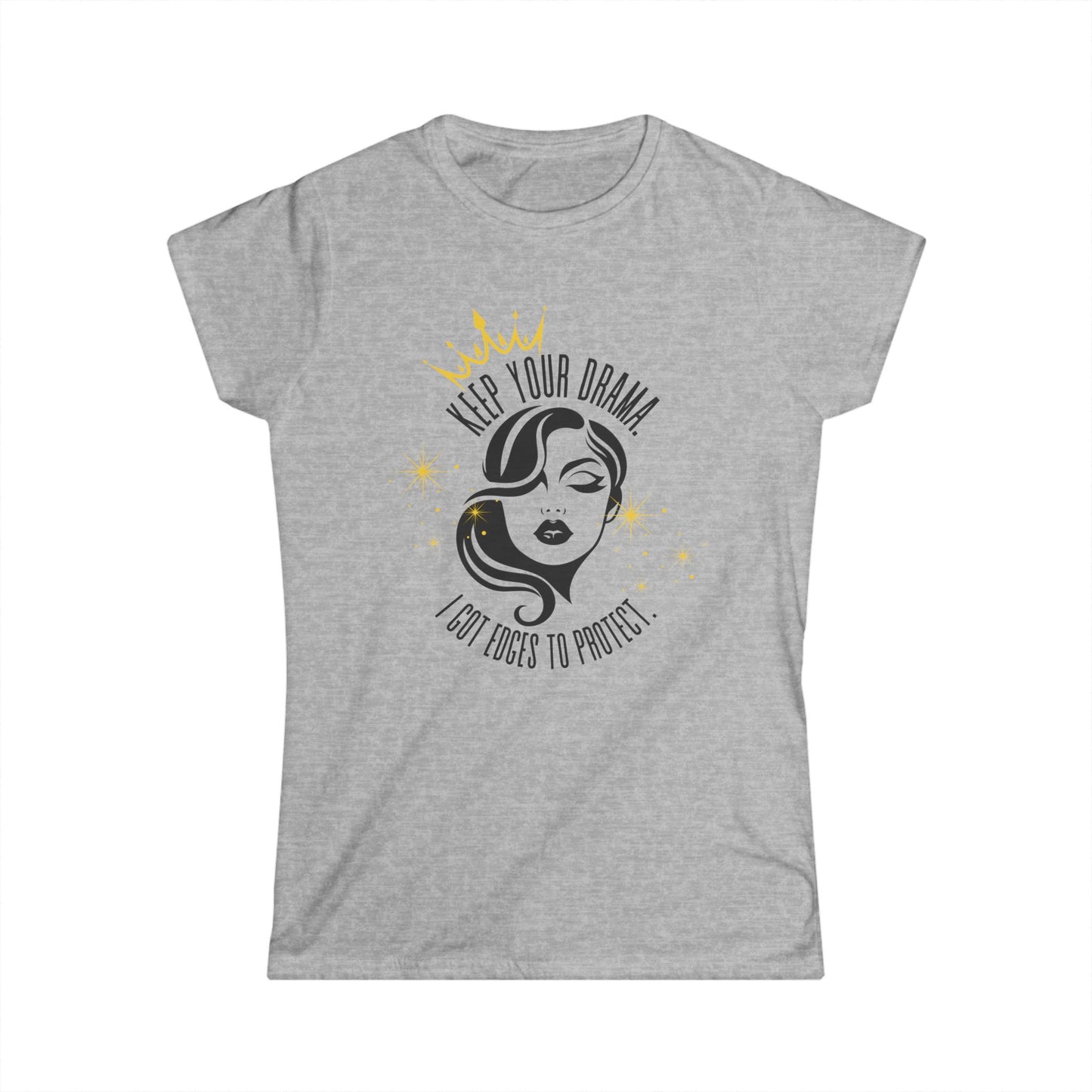 Women’s Graphic Tee - Keep Your Drama, Perfect for Casual Wear, Gifting, Birthdays, or Girls’ Night Out