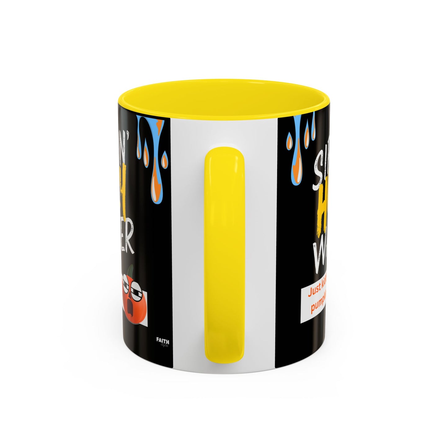 FaithStyles Sippin' Holy Water Coffee Mug, Funny Pumpkin Juice Mug, Halloween Coffee Cup, Unique Gift for Fall, Cute Office Mug, Quirky Kitchenware