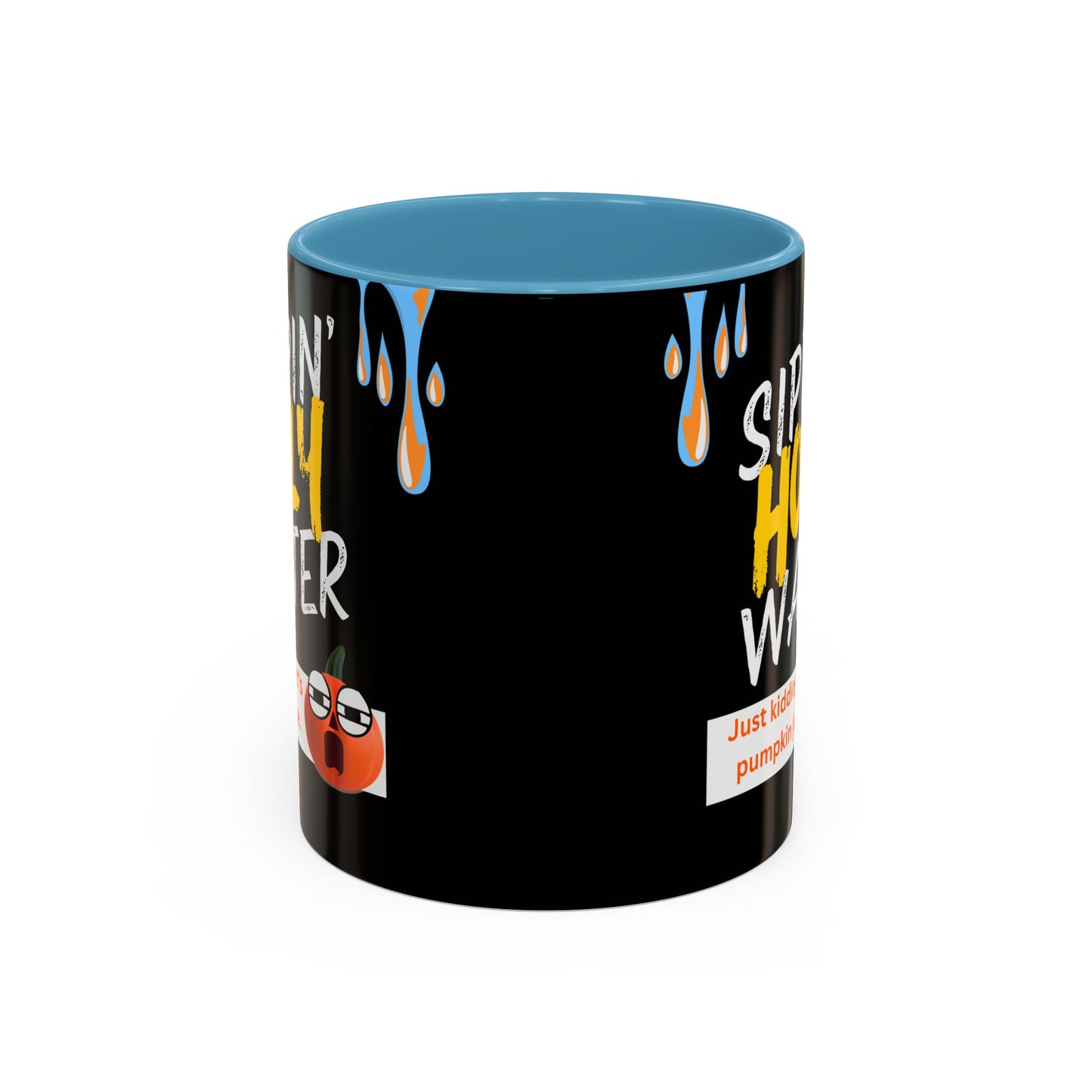Sippin' Holy Water Coffee Mug, Funny Pumpkin Juice Mug, Halloween Coffee Cup, Unique Gift for Fall, Cute Office Mug, Quirky Kitchenware
