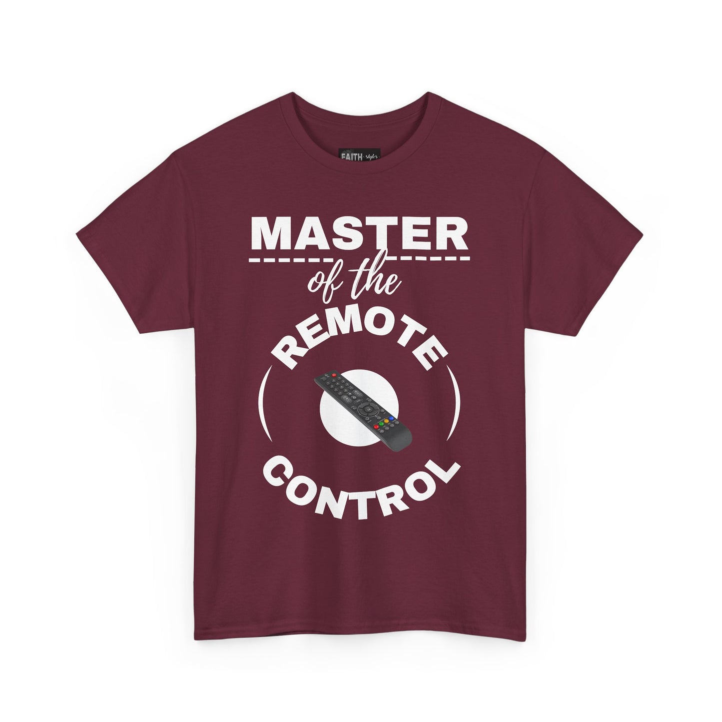 Funny Remote Control Tee - Master of the Remote Control, Gift for TV Lovers, Unisex Shirt for Movie Nights, Perfect for Father's Day