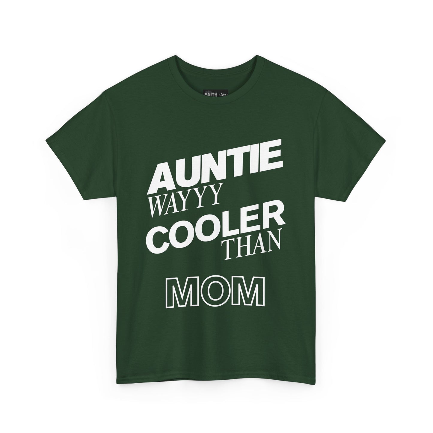 Cool Aunt Unisex Tee - Perfect Gift for Auntie, Family Gatherings, Fun Casual Wear, Birthday Celebration, Mother's Day