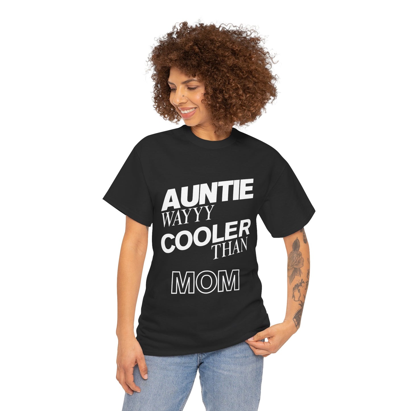 Cool Aunt Unisex Tee - Perfect Gift for Auntie, Family Gatherings, Fun Casual Wear, Birthday Celebration, Mother's Day