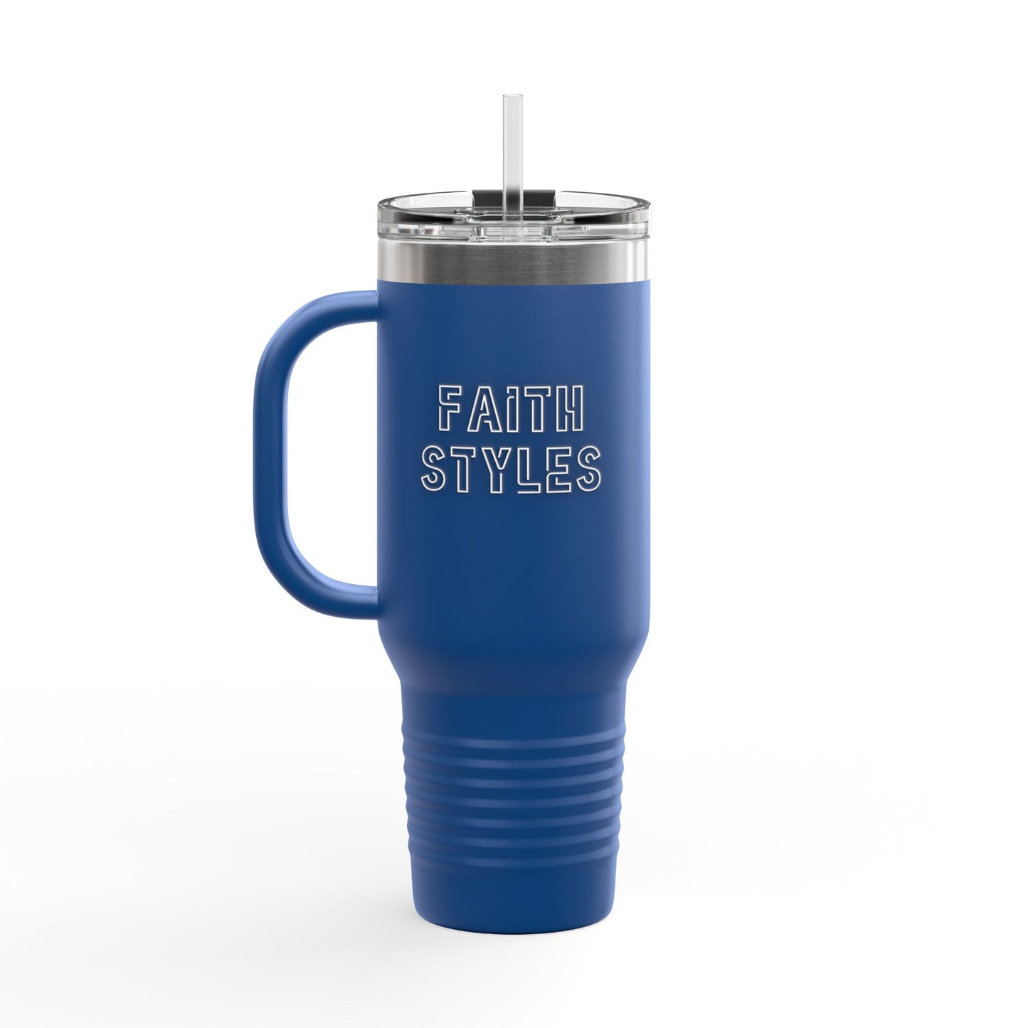 "WHEN THEY GO LOW..." Insulated Travel Mug, 40oz