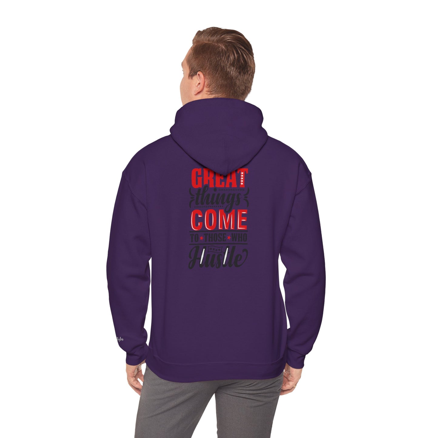 "GREAT THINGS" Unisex Heavy Blend™ Hooded Sweatshirt
