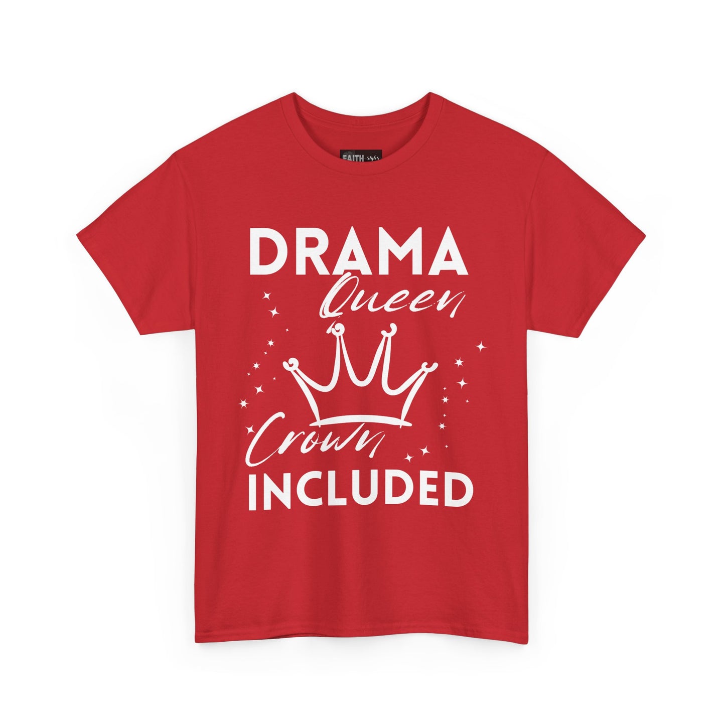 Drama Queen Cotton Tee - Empowering T-Shirt, Gift for Her, Casual Wear, Birthday Celebration, Statement Top