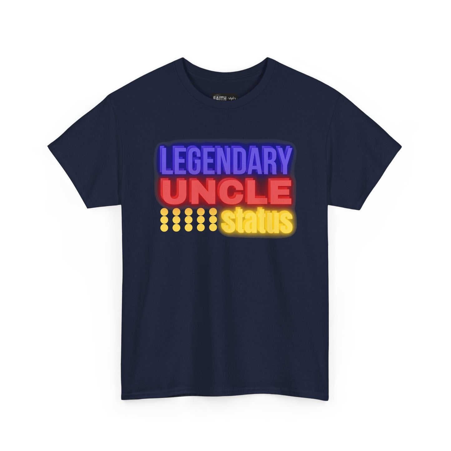 Legendary Uncle Heavy Cotton Tee, Gift for Uncle, Family Reunion Shirt, Fun Uncle T-Shirt, Birthday Gift for Him, Casual Wear