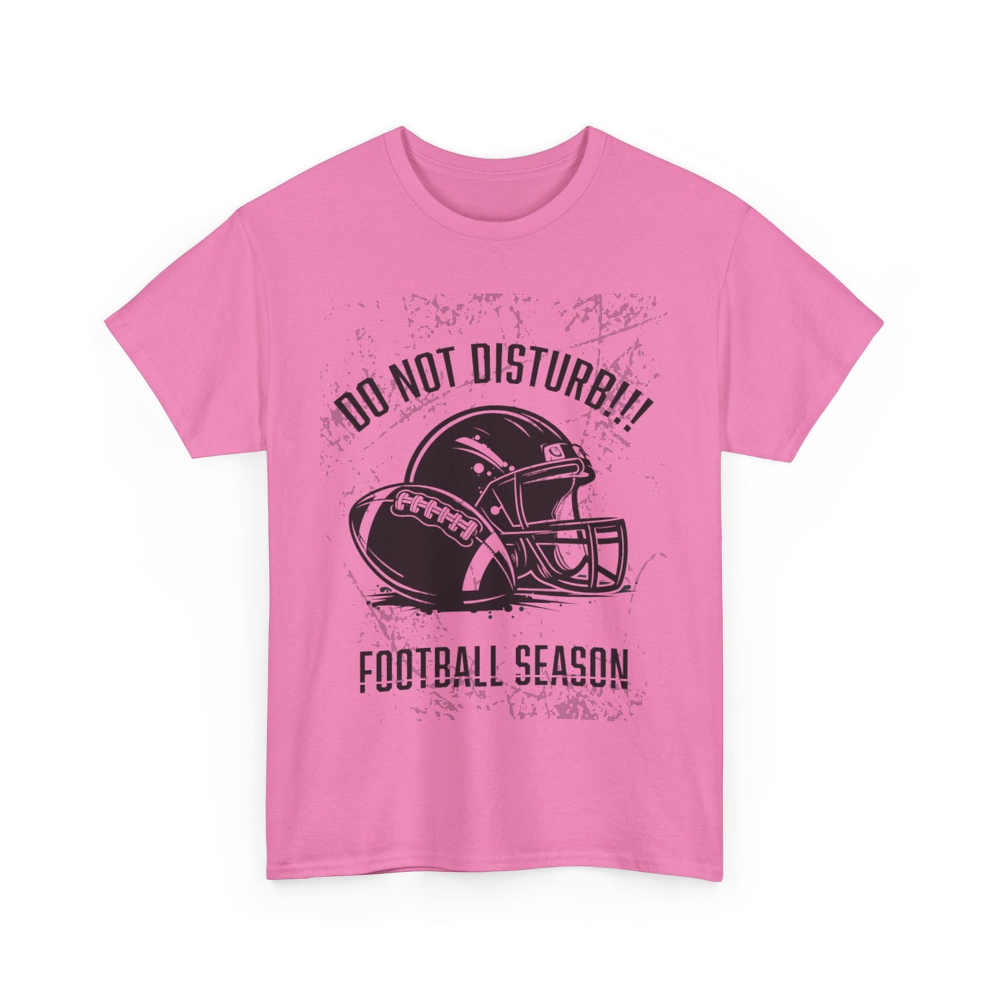 Football Season Do Not Disturb Tee, Male's Cotton Shirt, Sports Fan Gift, Game Day Apparel, Casual Wear, Football Lovers
