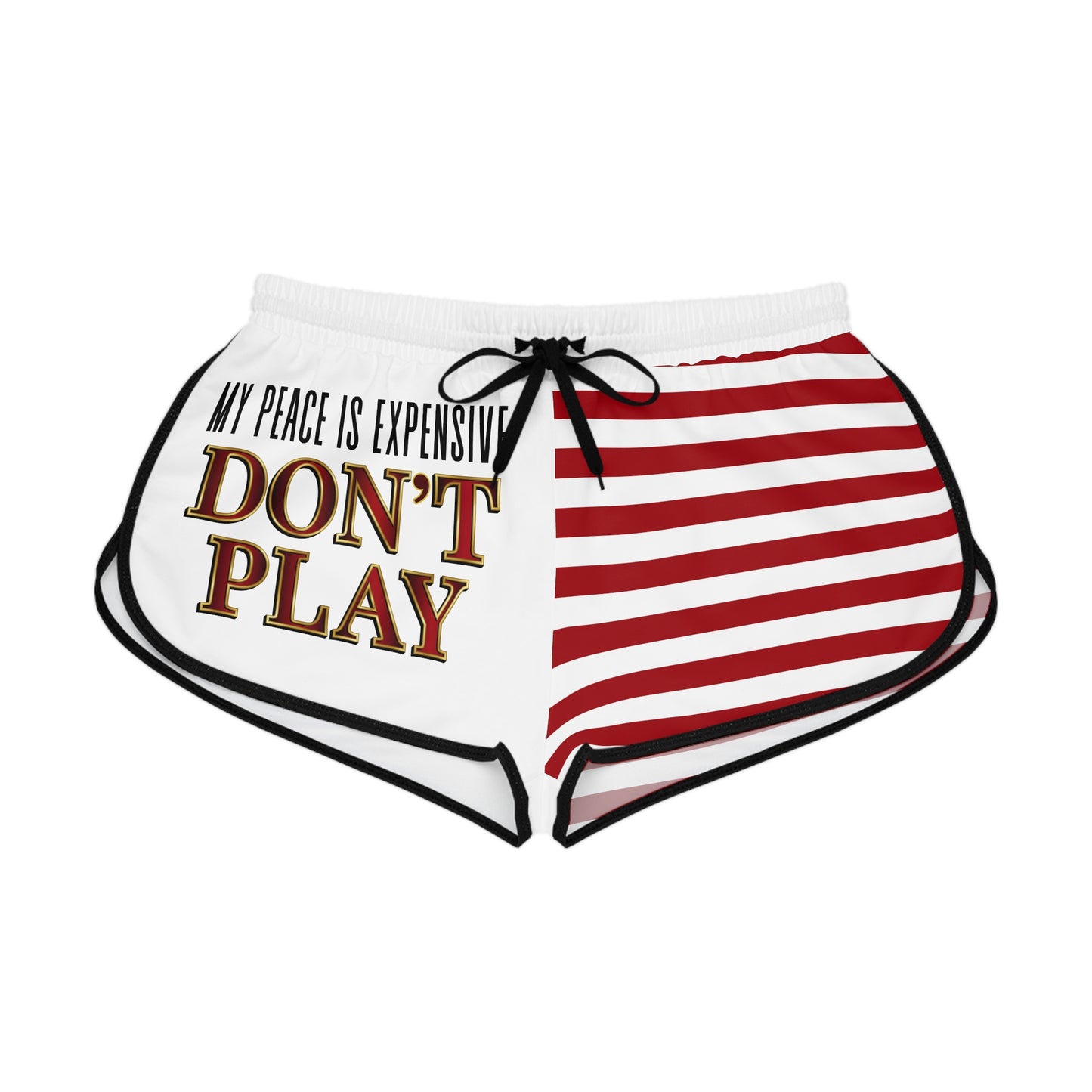 Bold Statement Women's Relaxed Shorts, Fun Summer Shorts, Vacation Swimwear, Casual Lounge Wear, Stylish Everyday Comfort