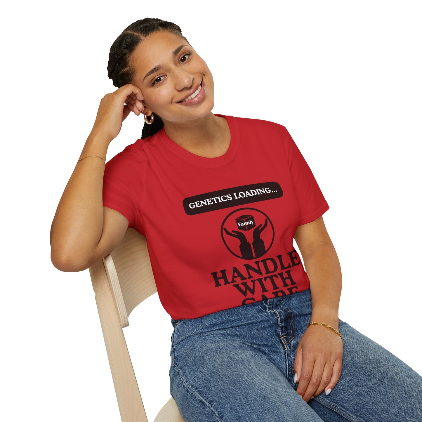 Genetics Loading T-Shirt, Funny Genetics Tee, Gift for Science Lovers, Unisex Humor Shirt, Casual Wear for Every Occasion