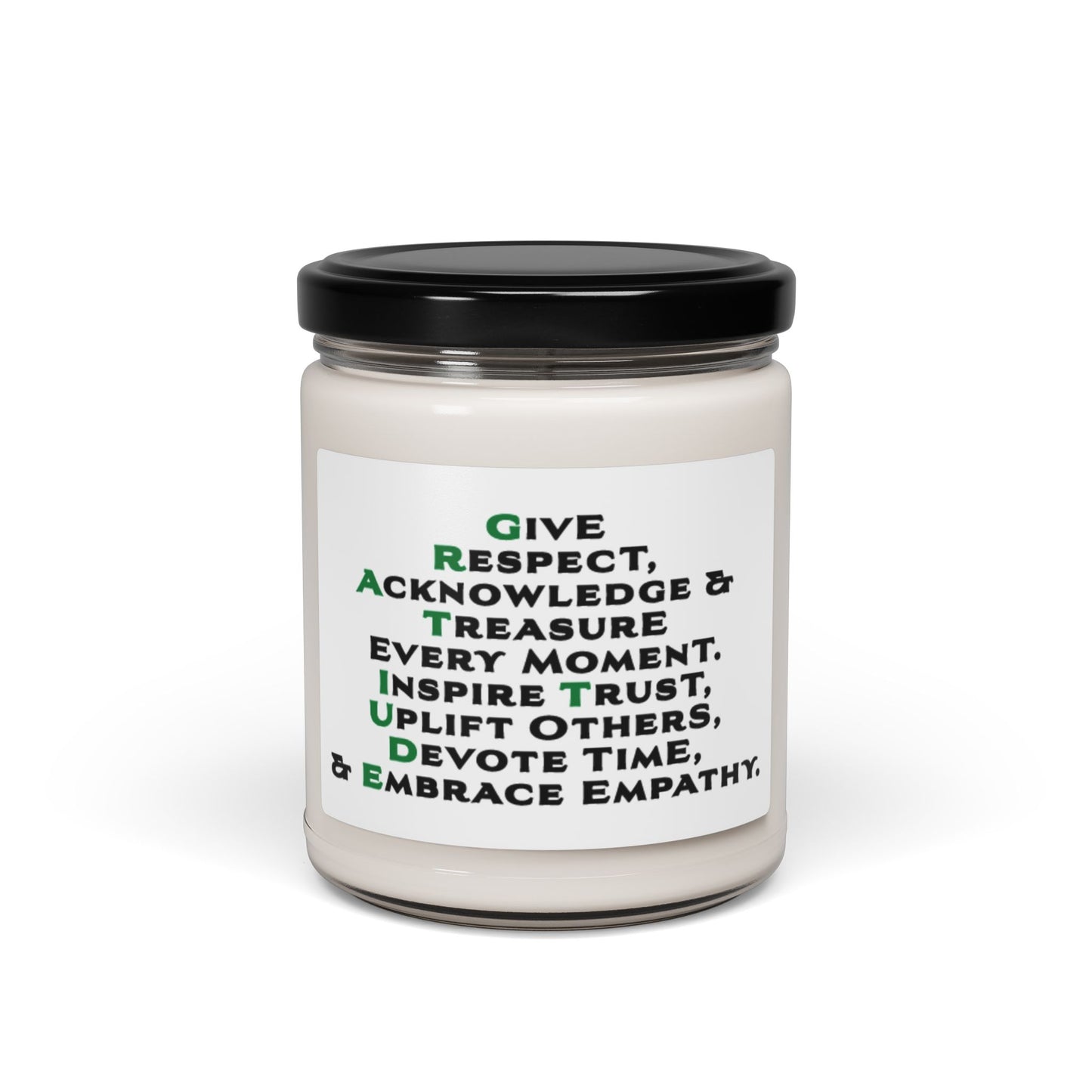 FaithStyles “Gratitude” Scented Soy Candle – Self-Care, Mindfulness & Home Decor