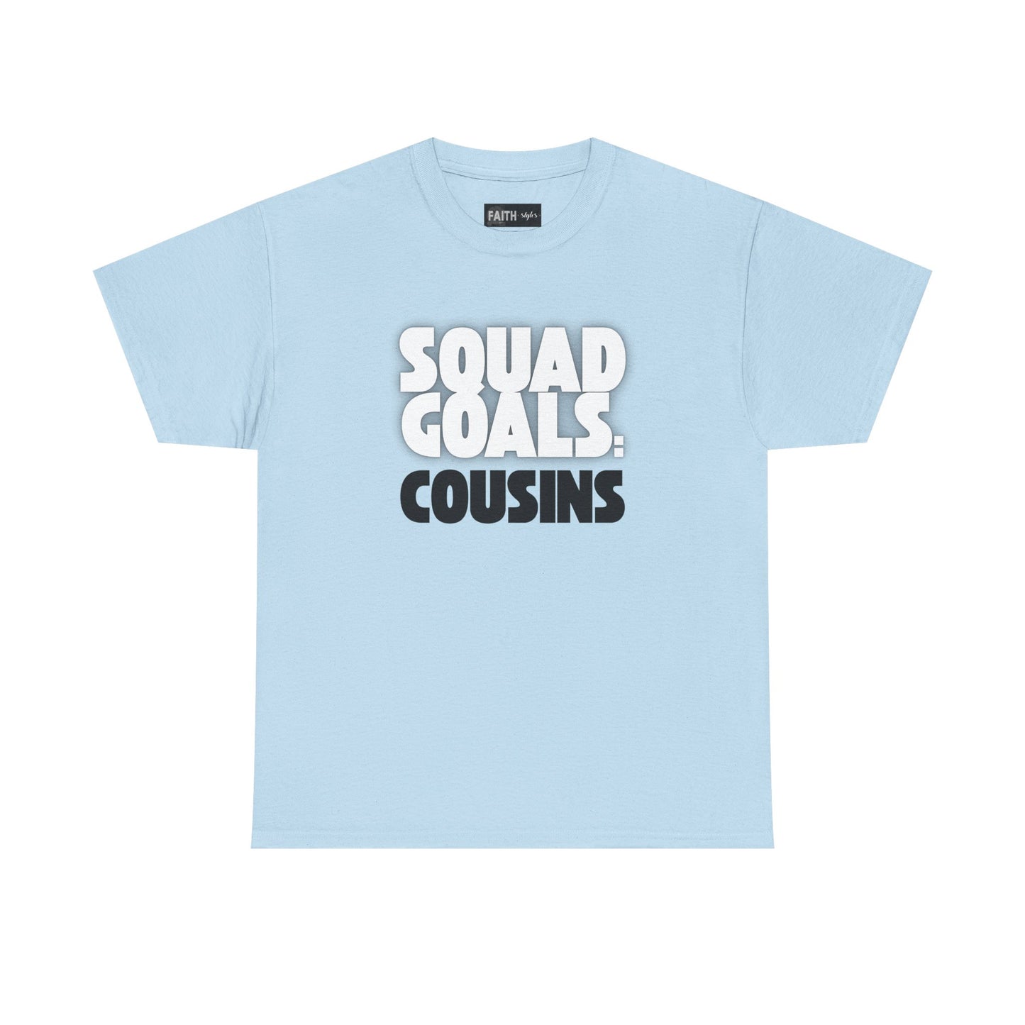 Cousins Squad Goals T-Shirt, Family Reunion Shirt, Unisex Graphic Tee, Cousin Gift, Summer BBQ Style, Matching Family Apparel