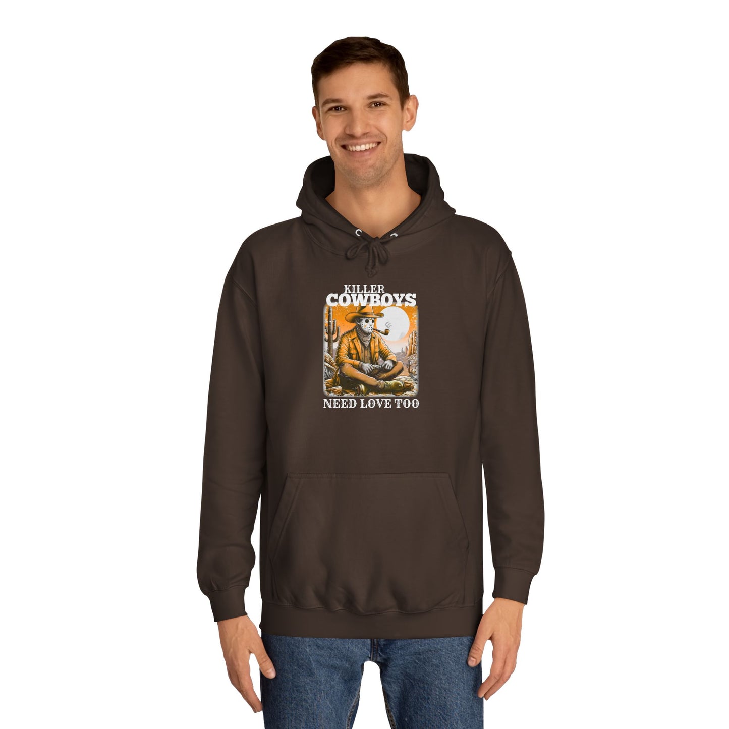 Unisex College Hoodie, Killer Cowboys