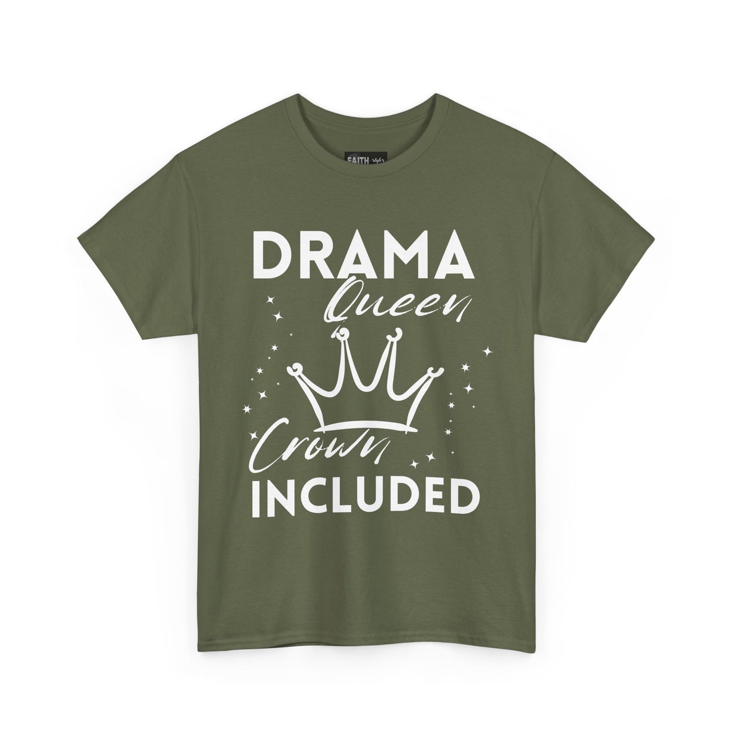 Drama Queen Cotton Tee - Empowering T-Shirt, Gift for Her, Casual Wear, Birthday Celebration, Statement Top