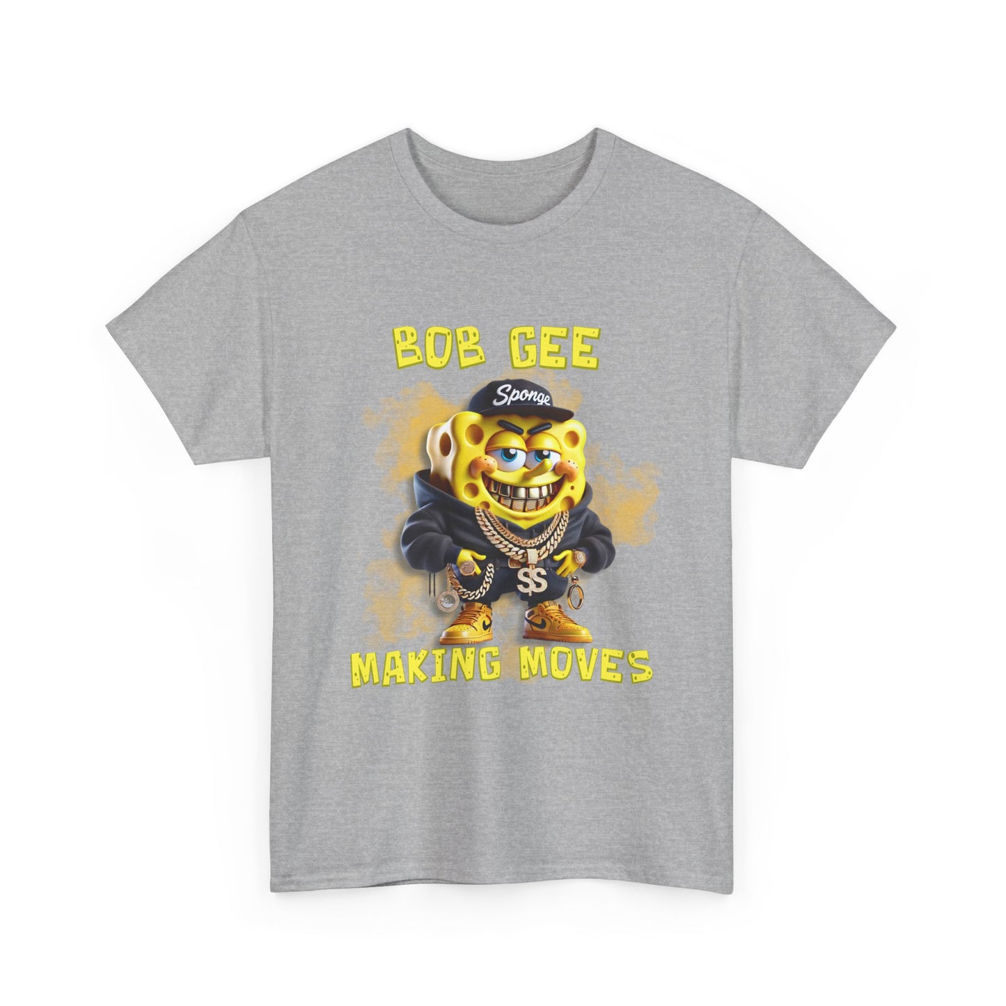 Bob Gee Making Moves Unisex Heavy Cotton Tee - Fun Graphic Tee for Streetwear Enthusiasts