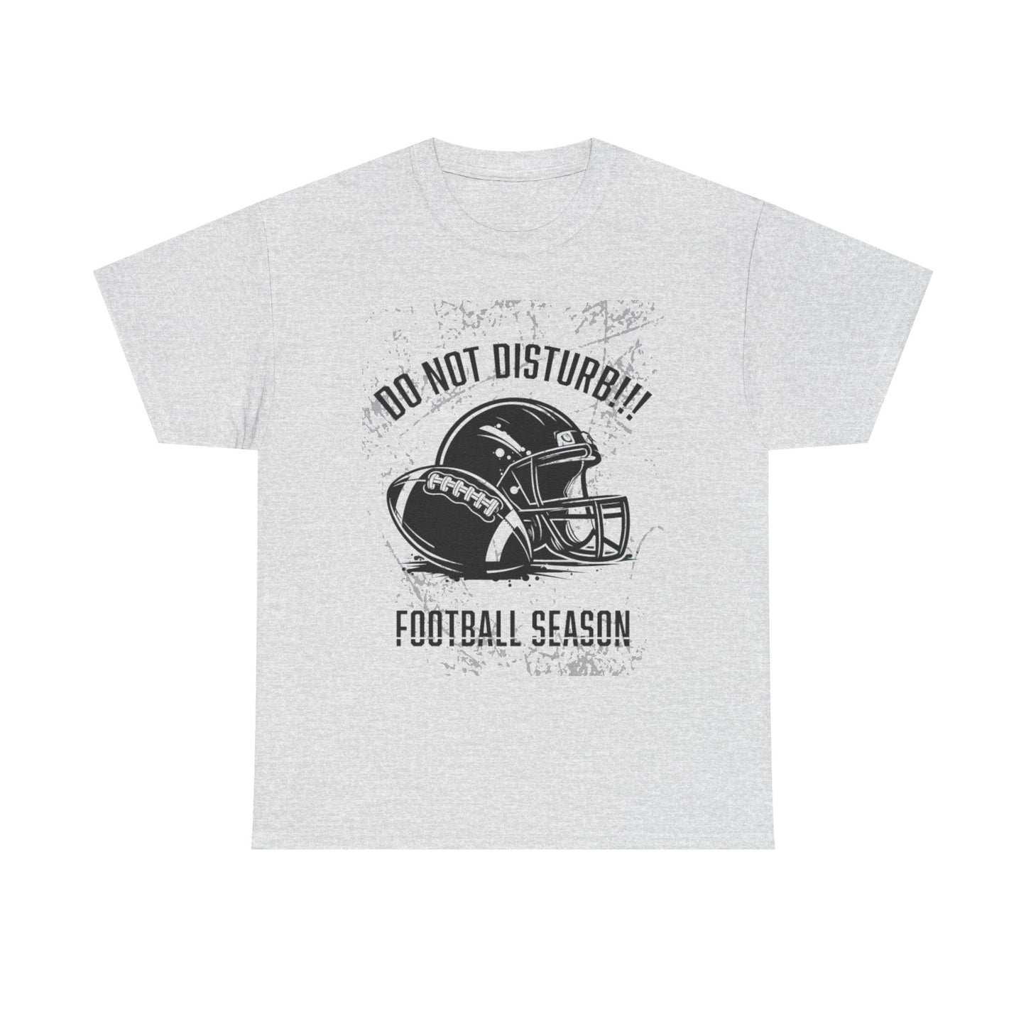 Football Season Do Not Disturb Tee, Male's Cotton Shirt, Sports Fan Gift, Game Day Apparel, Casual Wear, Football Lovers