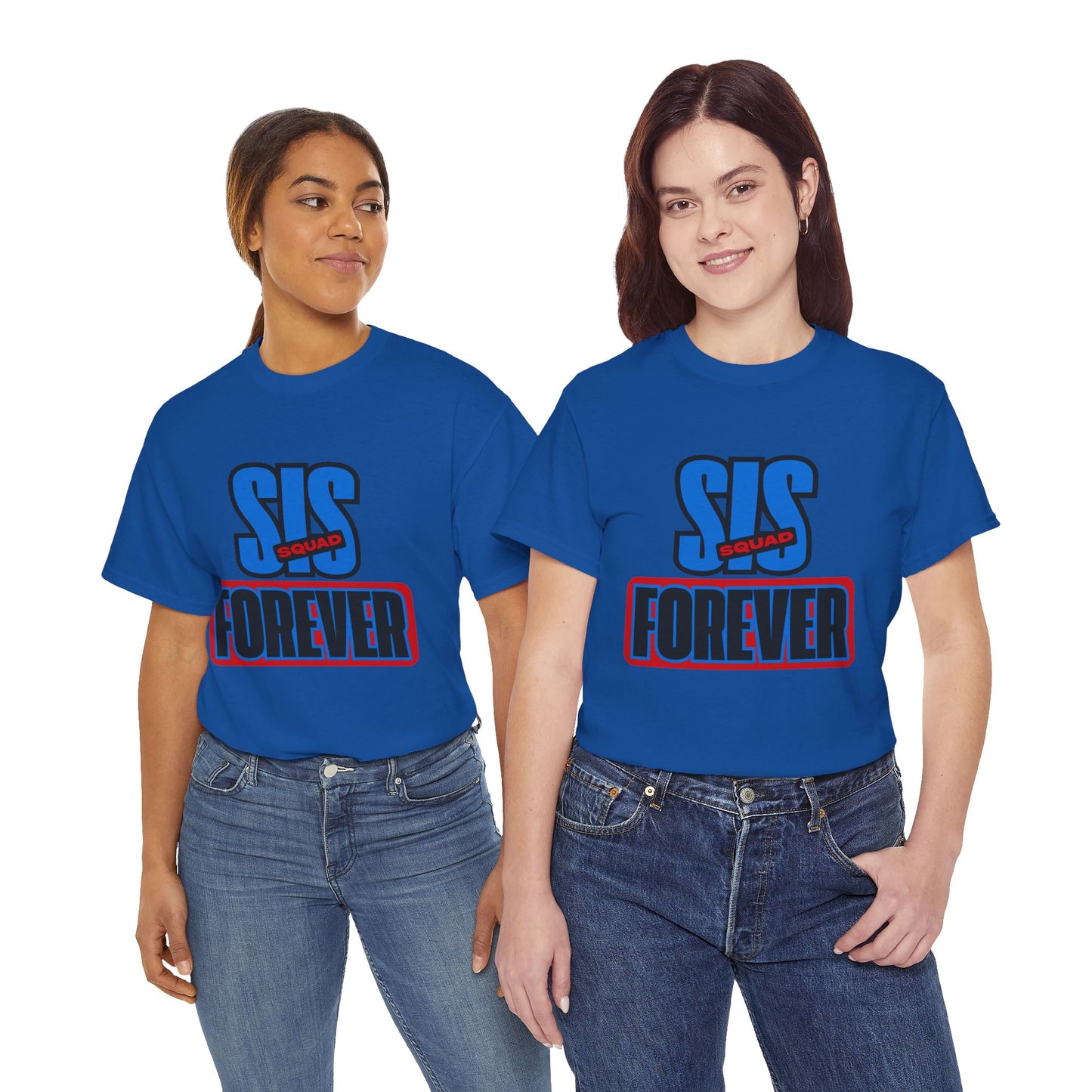 Unisex Heavy Cotton Tee - 'SUS Squad Forever' Graphic Tee, Casual Wear, Gift for Friends, Funny T-Shirt for Events, Streetwear Fashion