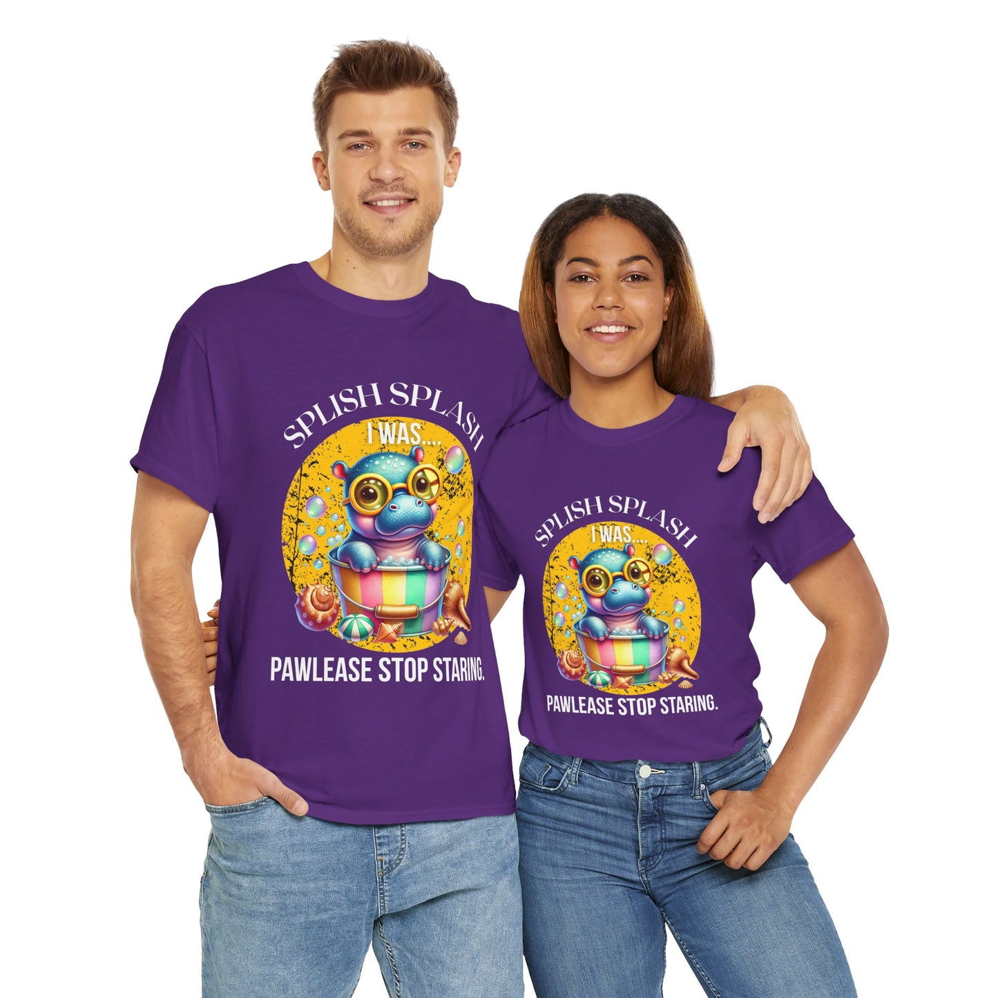 Splash Splash Frog Tee, Cute Animal Shirt, Fun Graphic T-Shirt, Summer Vibes Apparel, Gifts for Animal Lovers, Unisex Cotton Tee