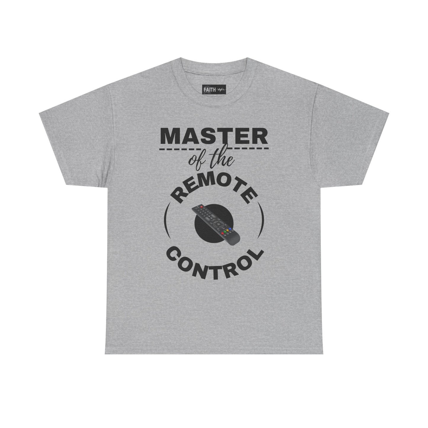 Funny Remote Control Tee - Master of the Remote Control, Gift for TV Lovers, Unisex Shirt for Movie Nights, Perfect for Father's Day