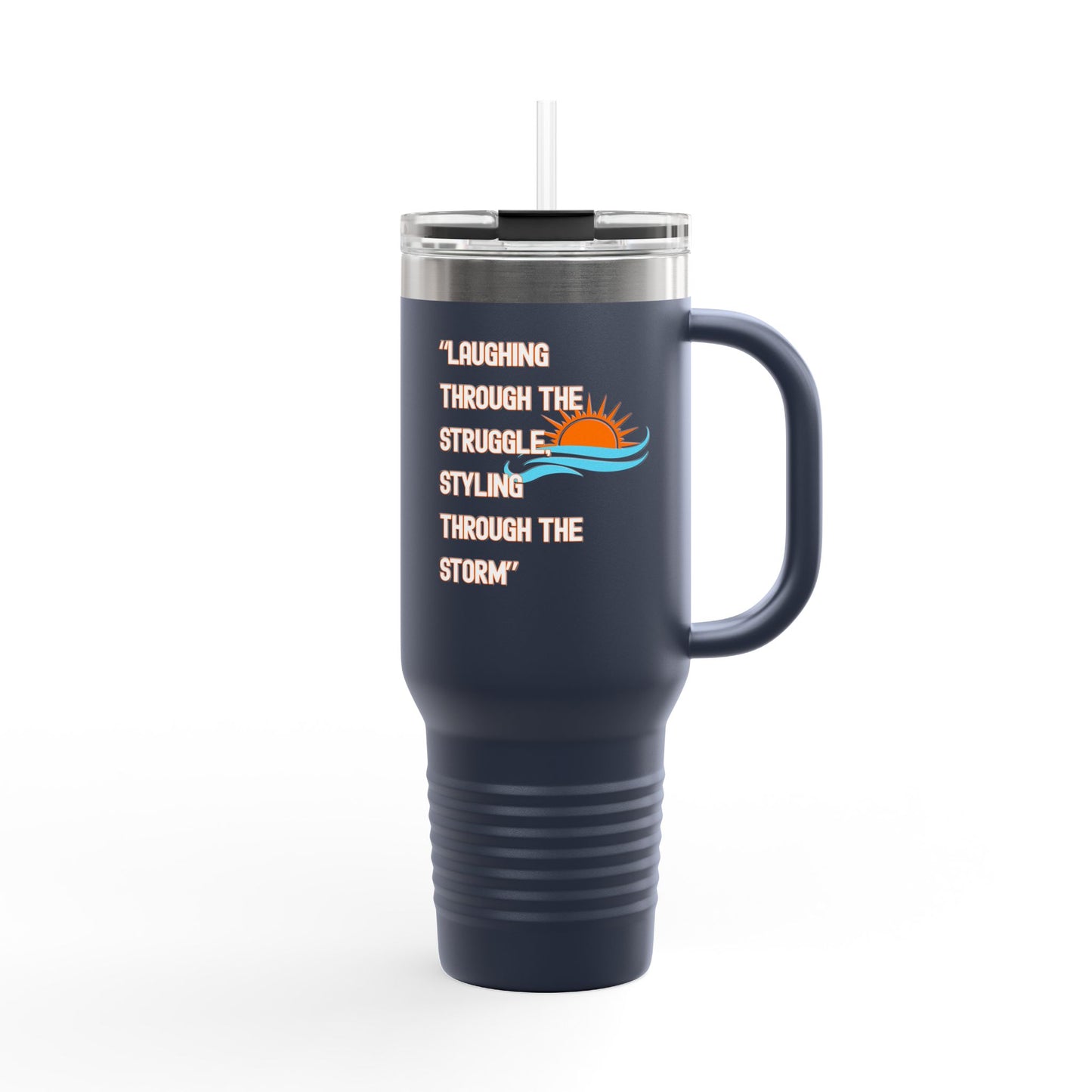 Insulated 40oz Travel Mug with Sunrise Design | Perfect for On-the-Go, Camping, Travel, or Everyday Use | Ideal Gift for Coffee Lovers
