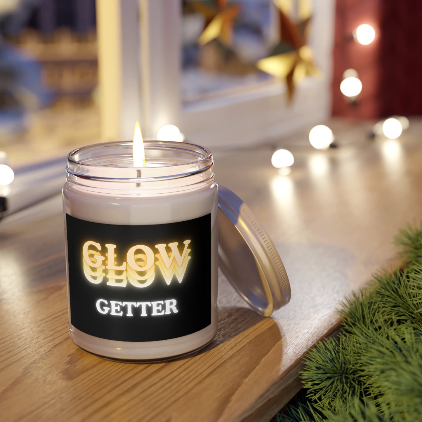 Glow Getter Scented Soy Candles | Aromatherapy Candle for Relaxation, Home Decor, Gift for Her, Self-Care, Relaxing Atmosphere