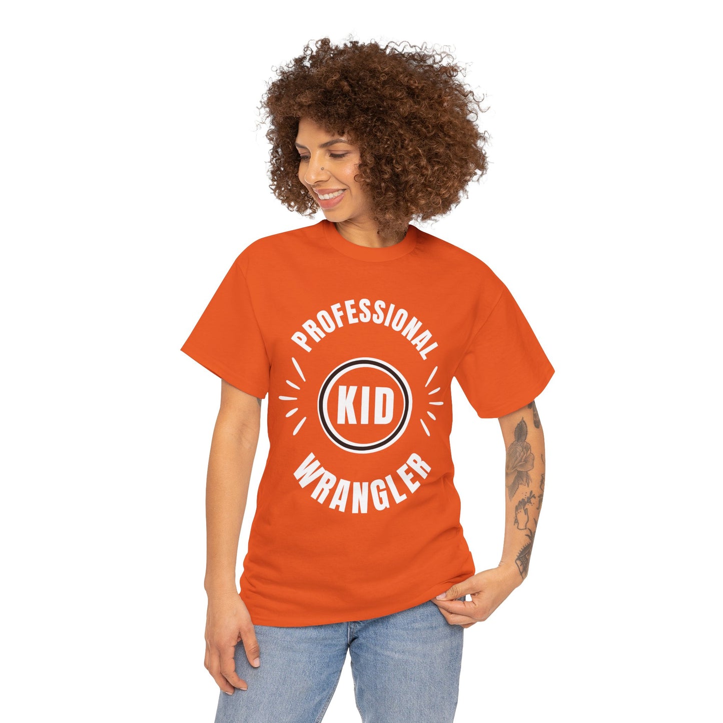 Professional Kid Wrangler T-Shirt, Fun Parenting Tee, Family Event Shirt, Gift for Moms & Dads, Kids Activities Apparel