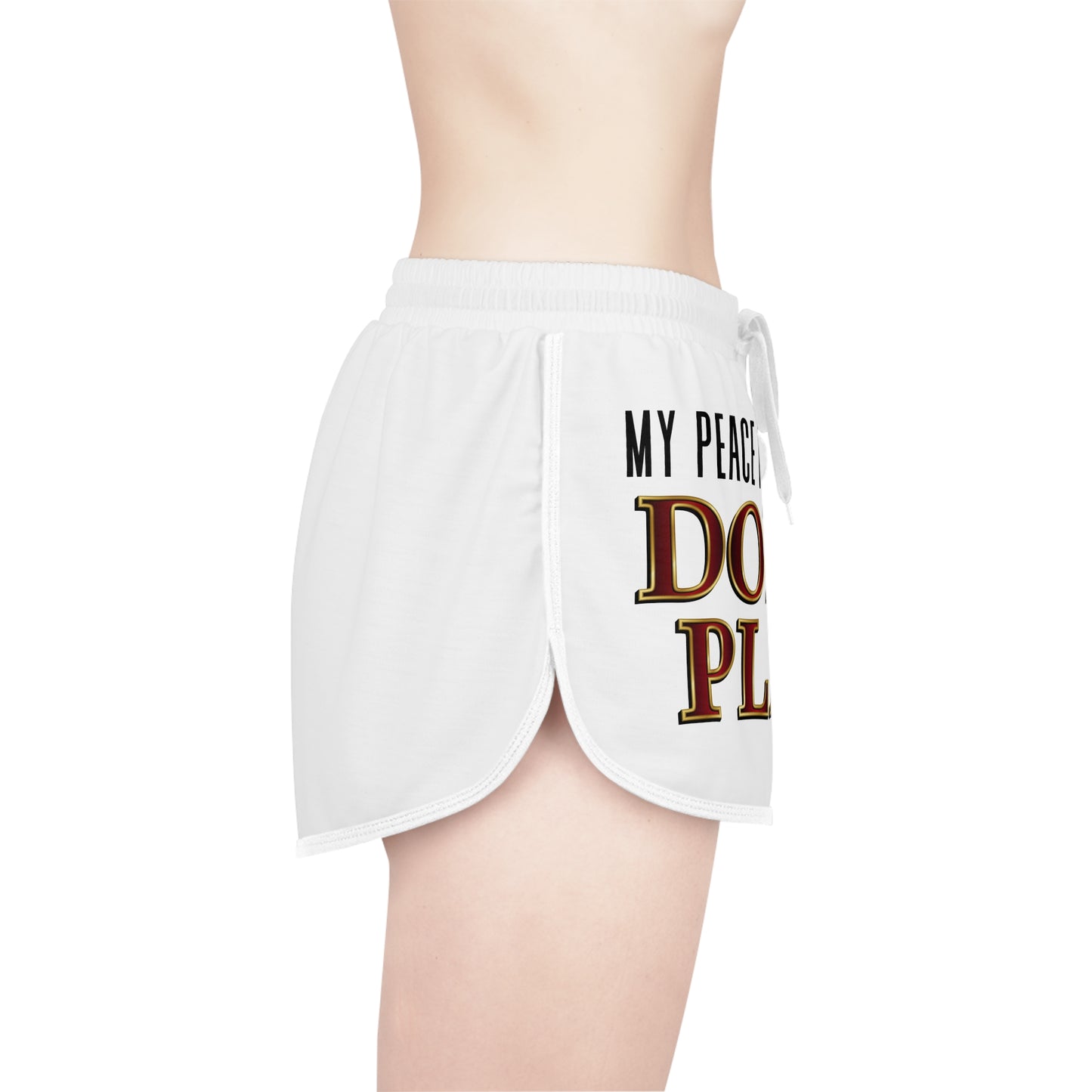 Bold Statement Women's Relaxed Shorts, Fun Summer Shorts, Vacation Swimwear, Casual Lounge Wear, Stylish Everyday Comfort
