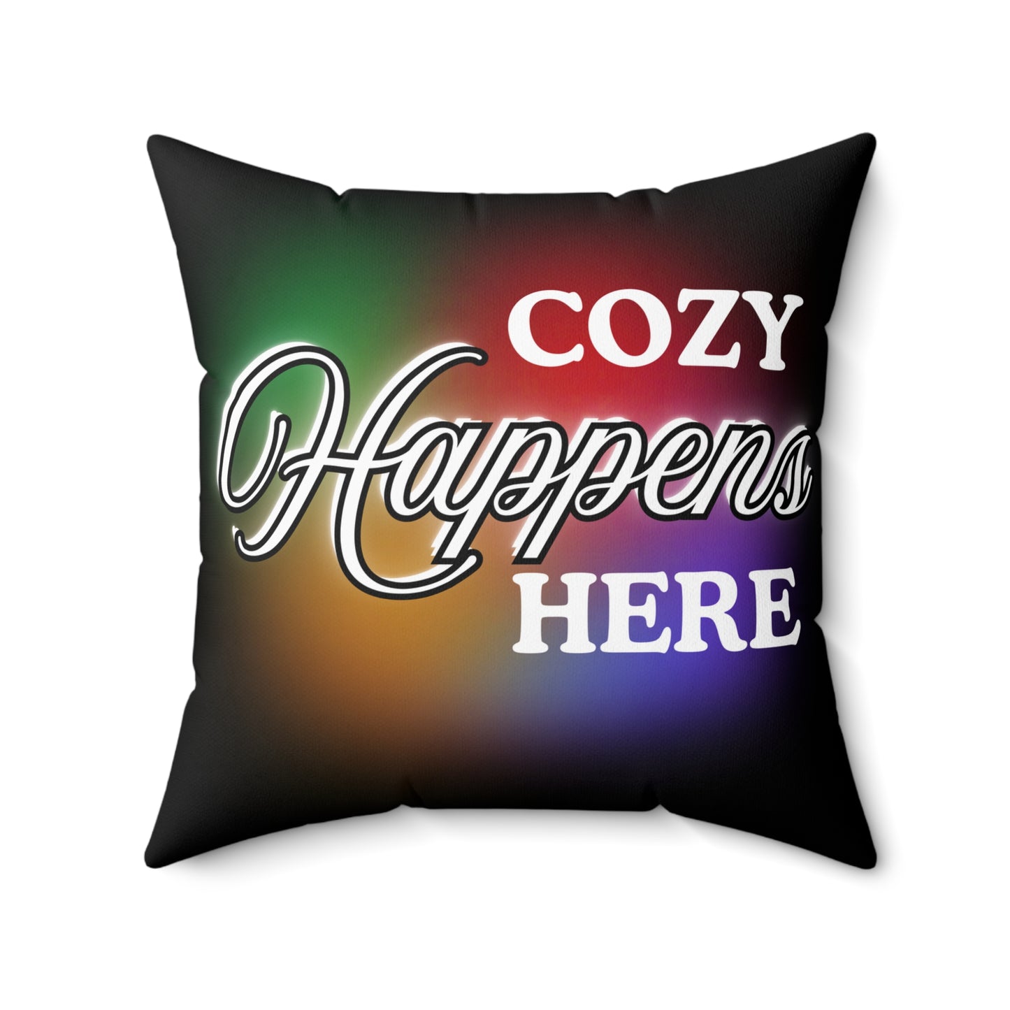 Cozy Decorative Pillow, Home Decor Accent, Gift for Friends, Living Room Cushion, Cozy Moments, Modern Home Style