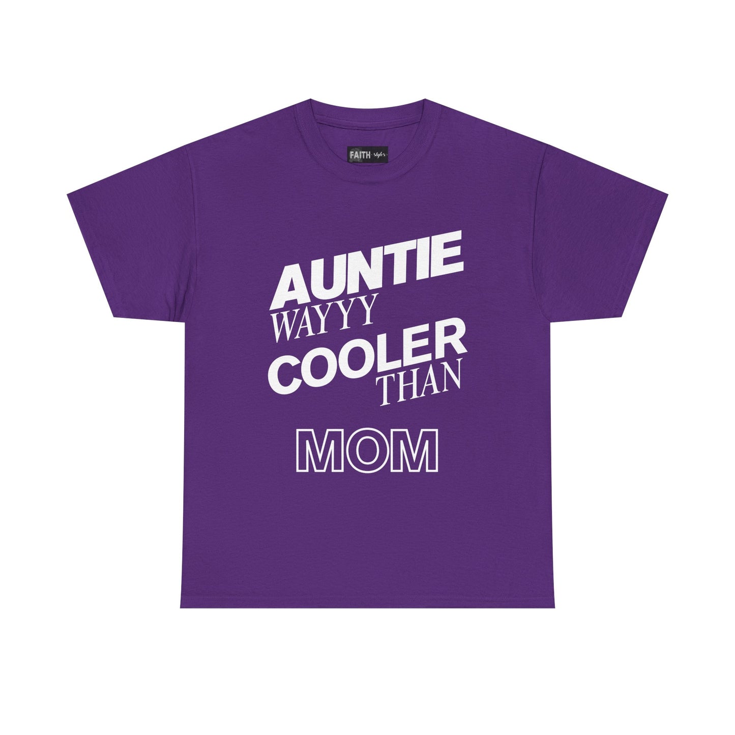 Cool Aunt Unisex Tee - Perfect Gift for Auntie, Family Gatherings, Fun Casual Wear, Birthday Celebration, Mother's Day