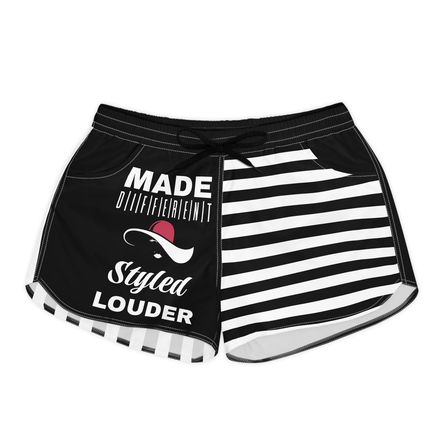 Chic Women's Casual Shorts with Striped Design, Stylish Summer Shorts, Beachwear, Athleisure, Lounge Shorts, Vacation Essentials, Gift