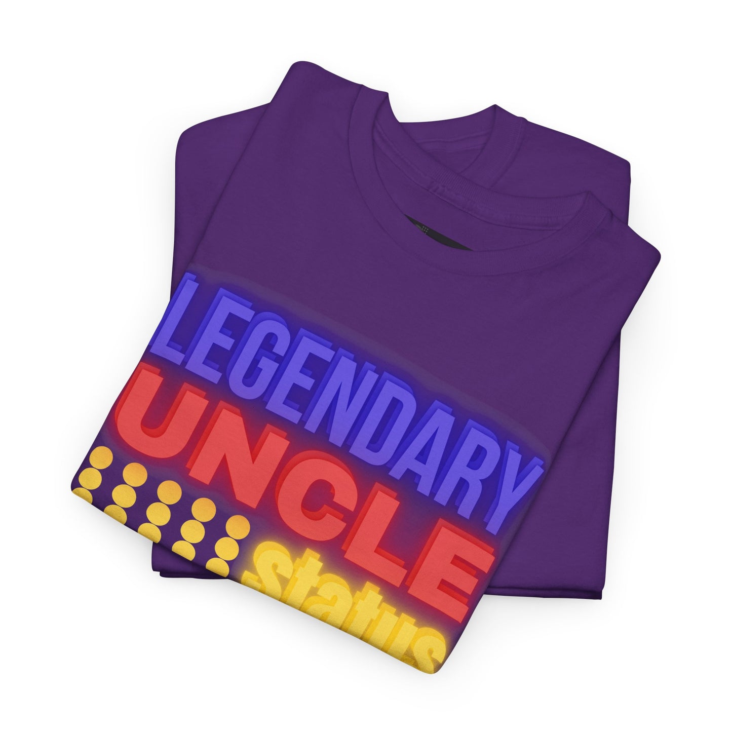 Legendary Uncle Heavy Cotton Tee, Gift for Uncle, Family Reunion Shirt, Fun Uncle T-Shirt, Birthday Gift for Him, Casual Wear